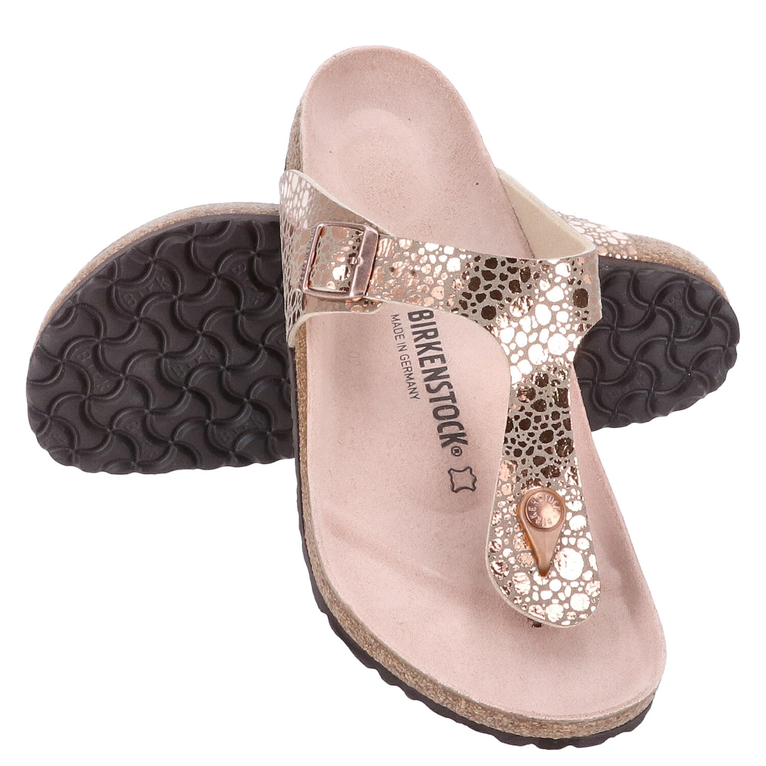 Birkenstock Sandalen Größe 43 Gizeh BS Metallic Stones Copper   Abbildung 1