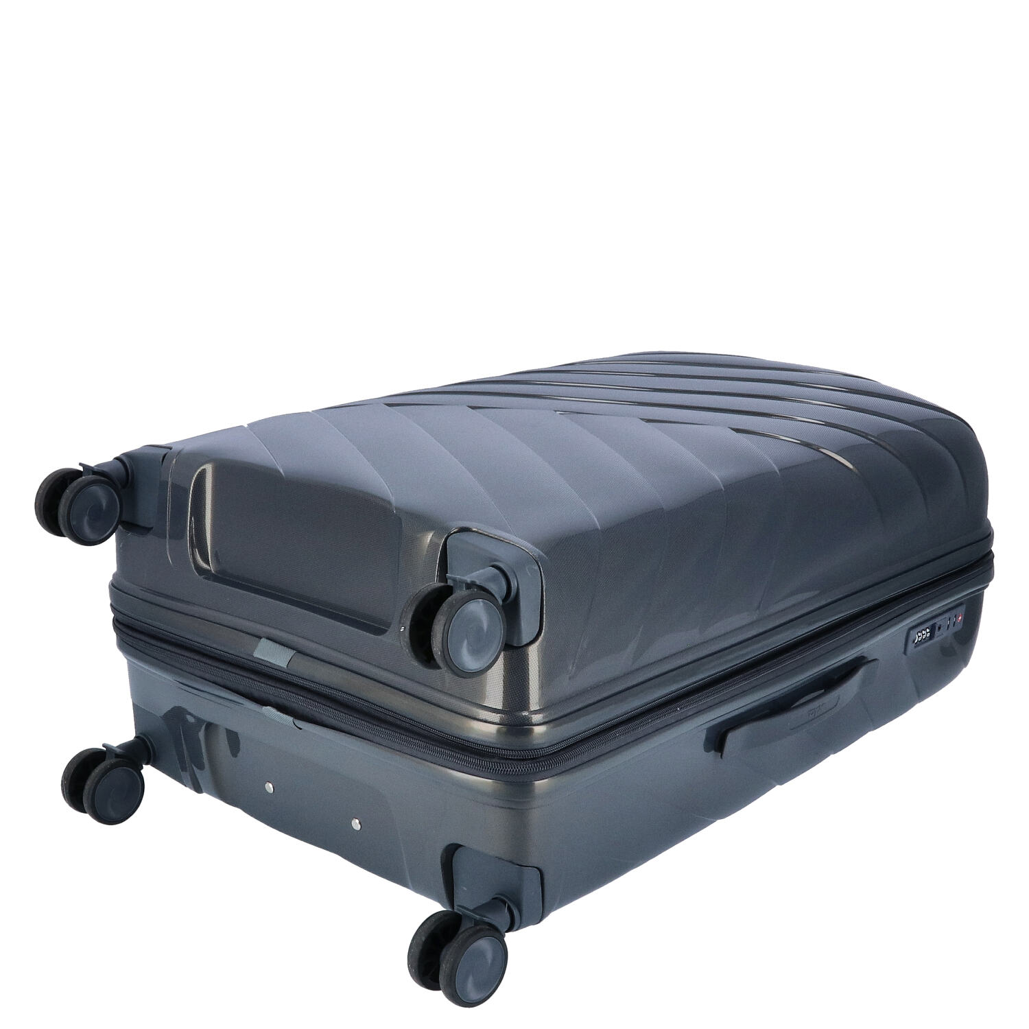 DYX 4 Rollen Trolley 3er Set S/M/L Dubai grau Abbildung 5