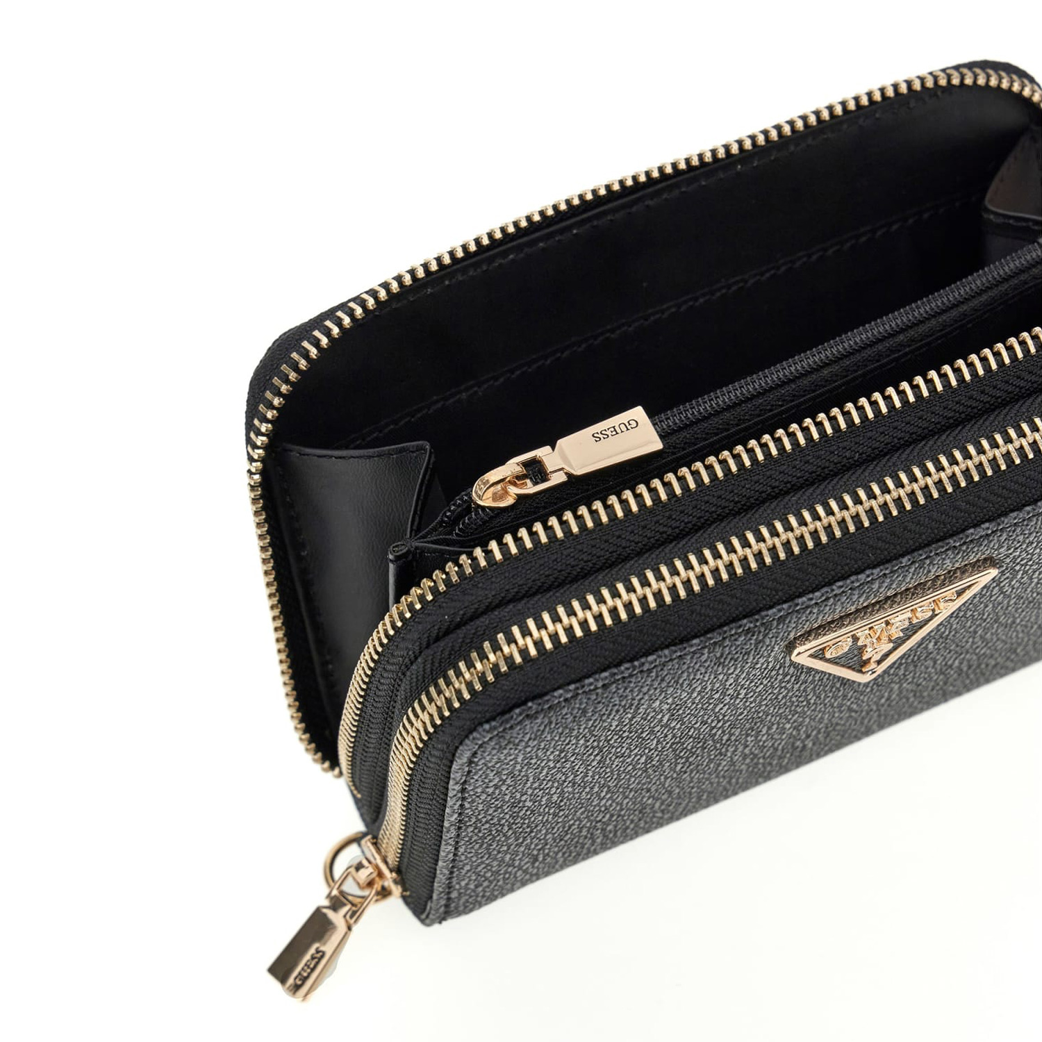 GUESS Damen Geldbörse Laurel II Coal Logo Abbildung 3