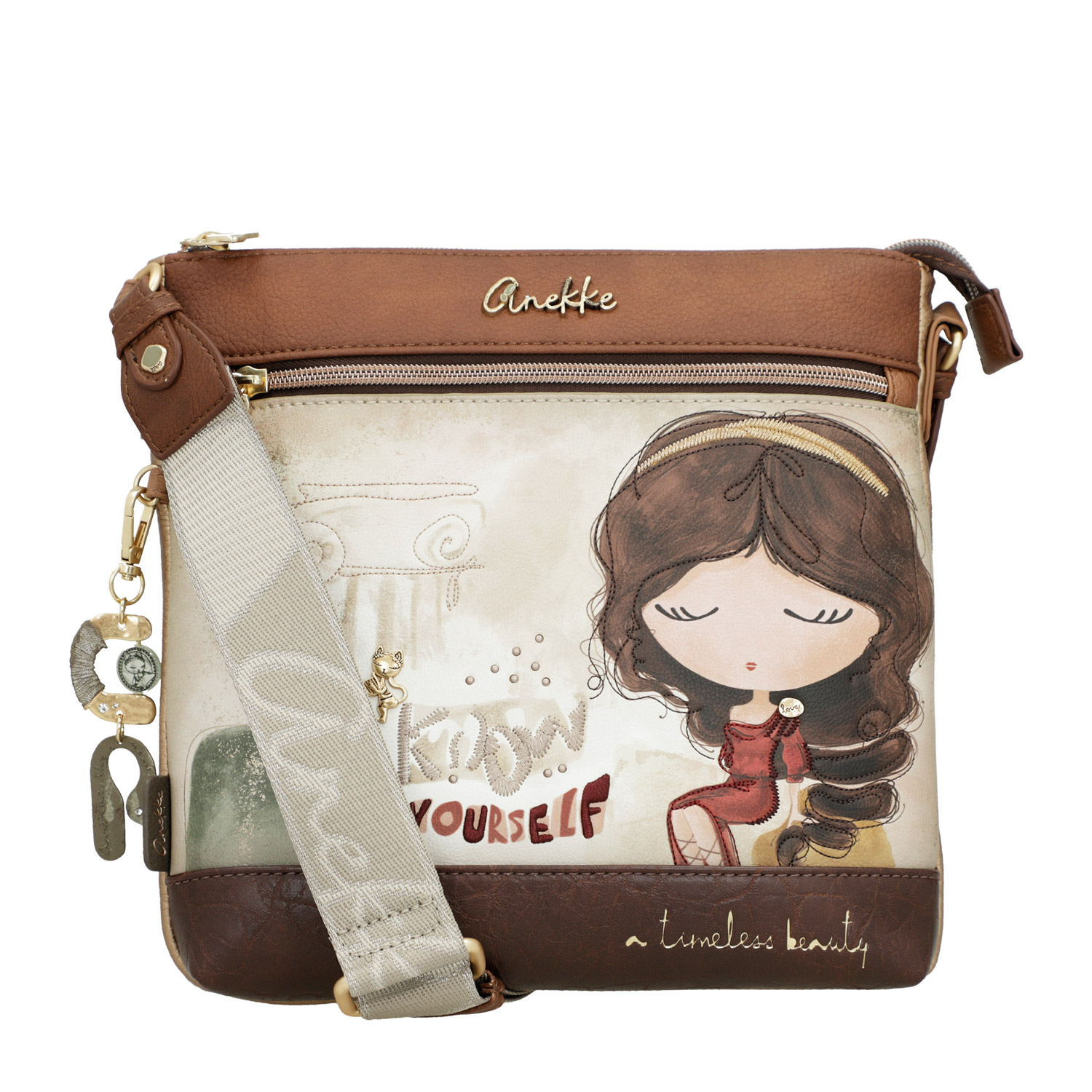 Anekke Damen Umhängetasche Bolso Bandolera multicolour Abbildung 1