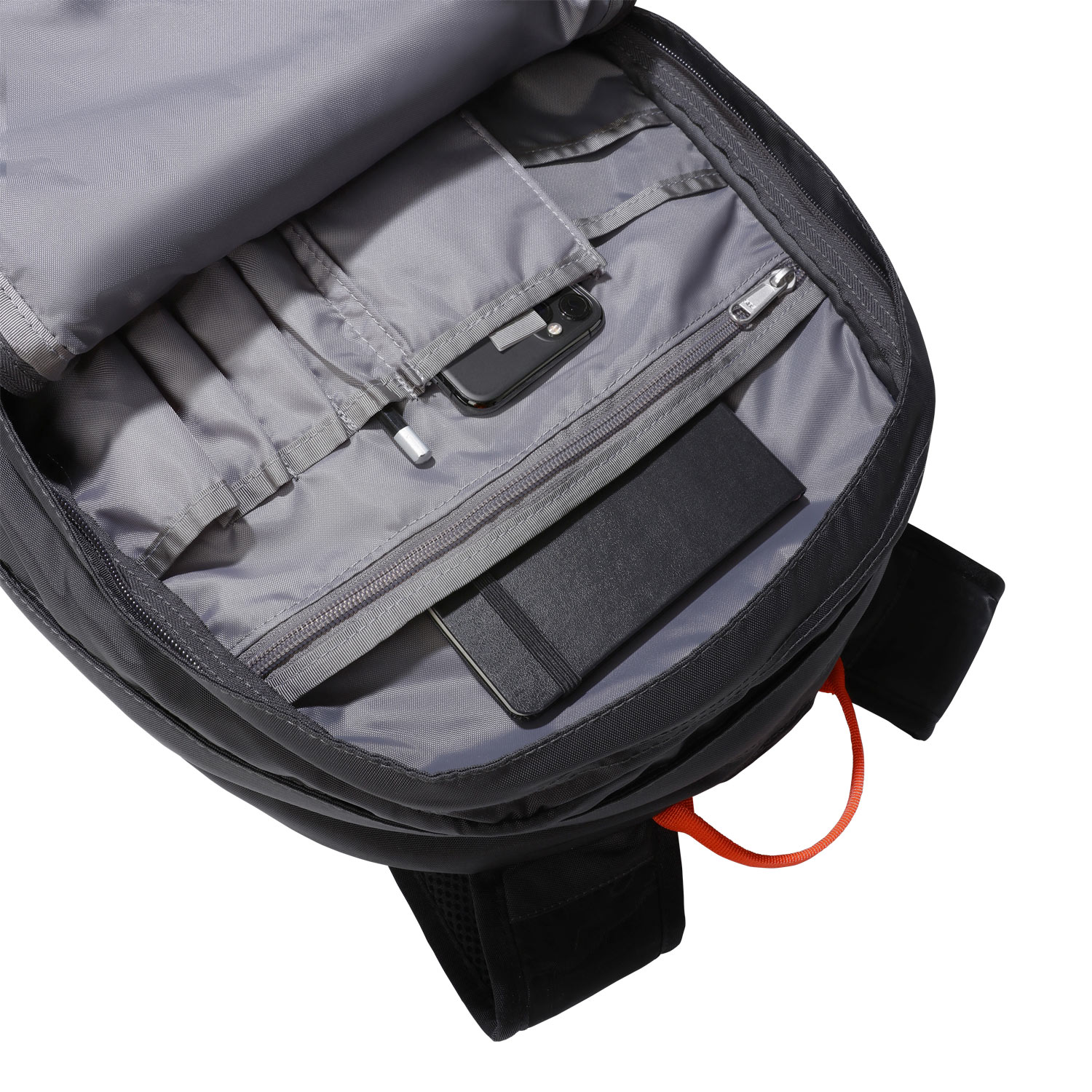The North Face Rucksack Version 24/25 Borealis Classic Asphalt Grey-Retro Orange Abbildung 3