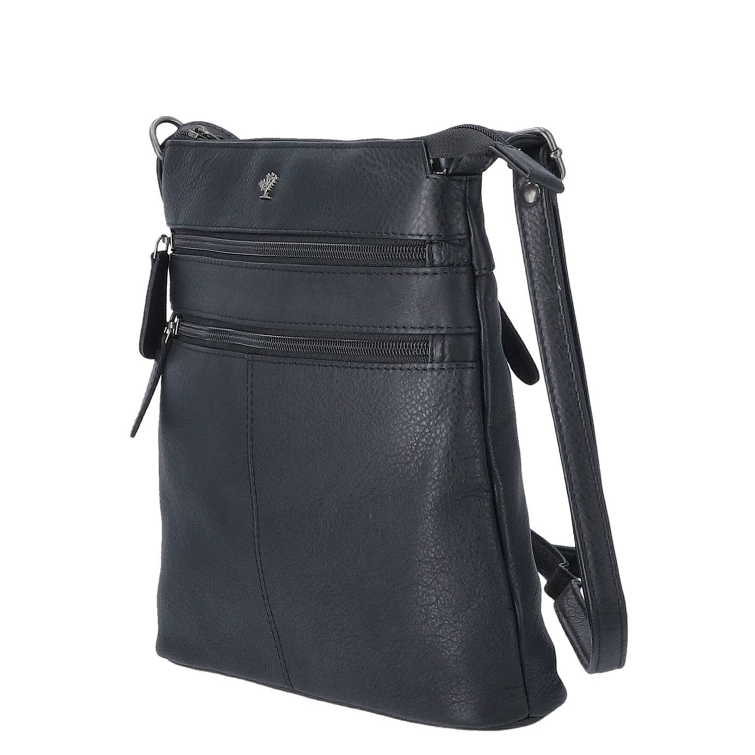 The Skandinavian Brand Leder Umhängetasche - Black Abbildung 3