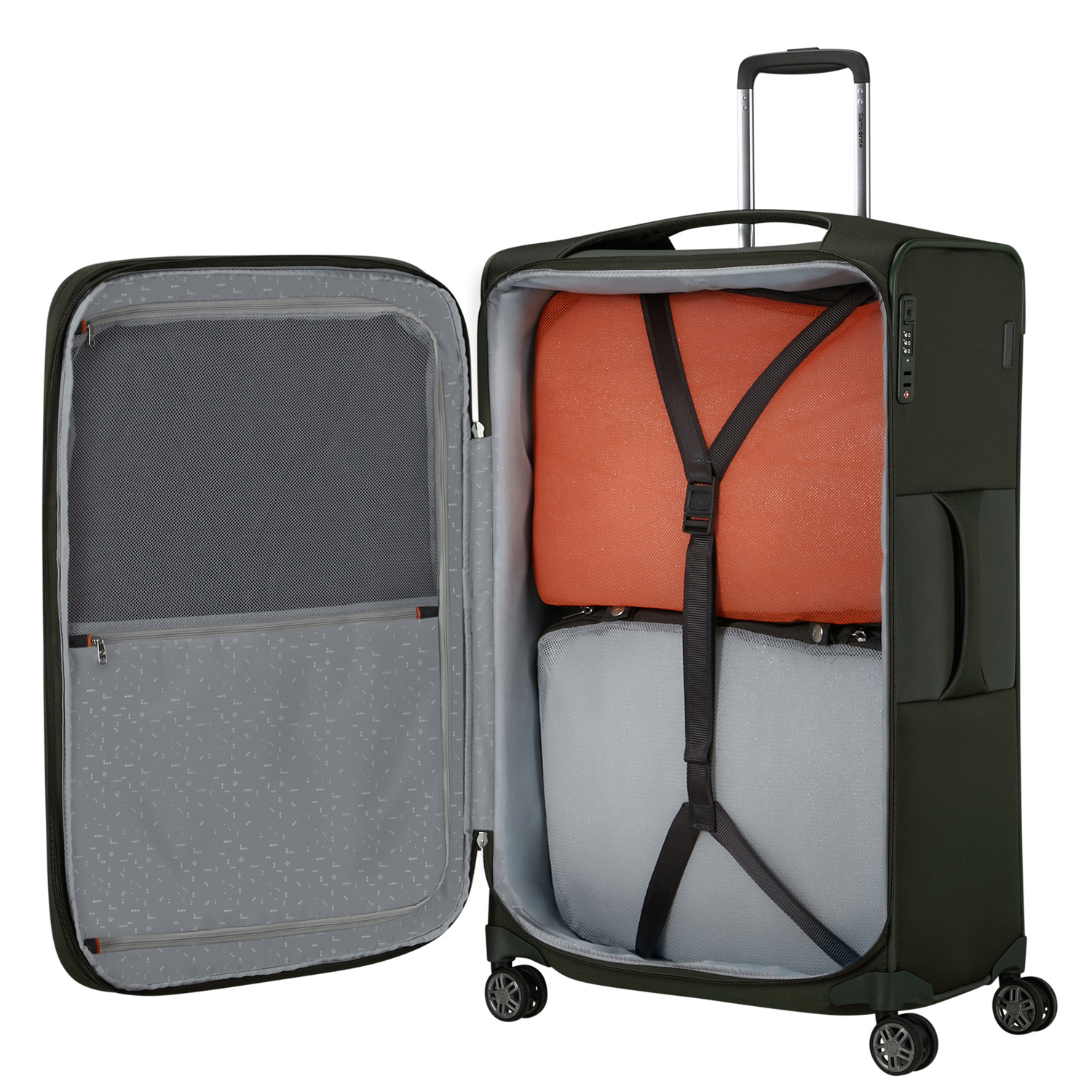 Samsonite 4-Rad Trolley 78/29 erweiterbar RE-Lite climbing ivy Abbildung 5
