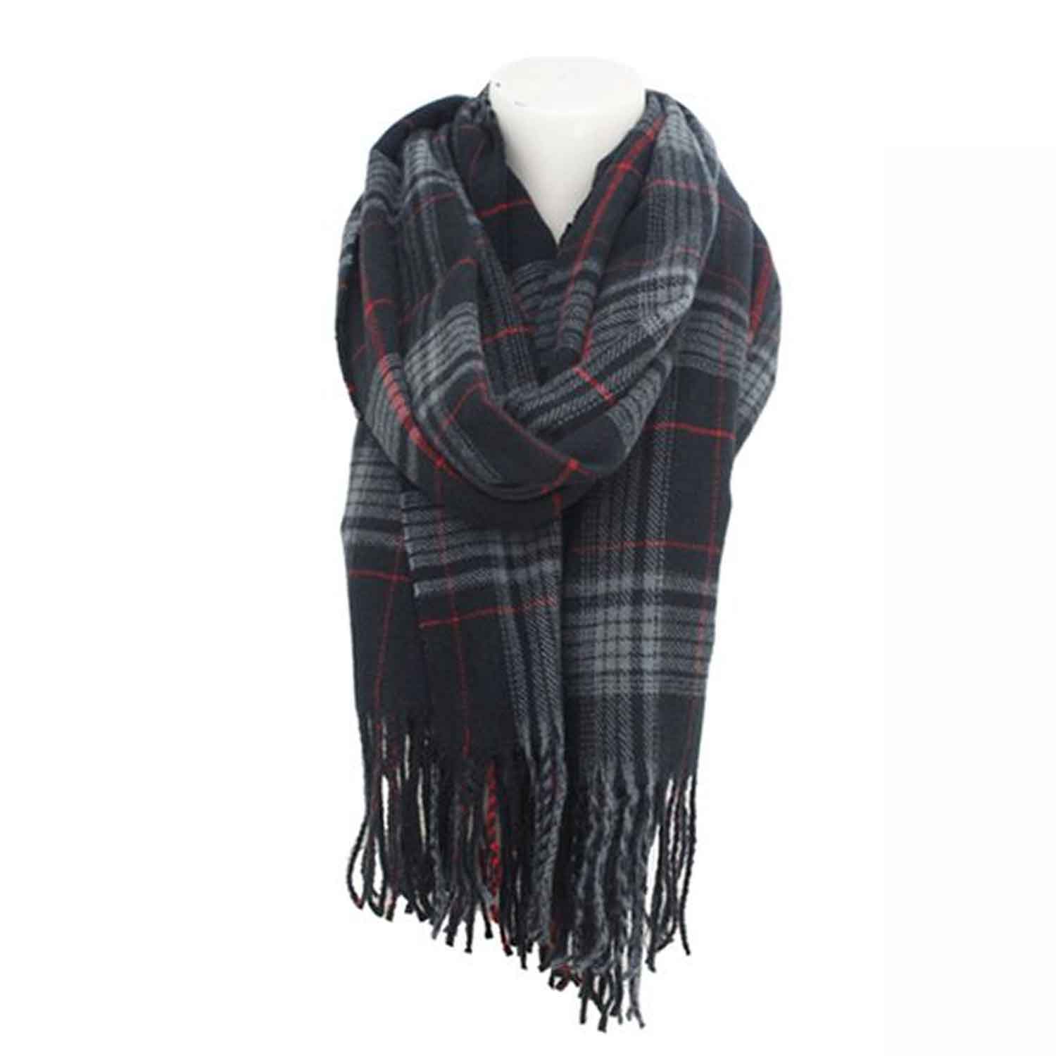 Antonio Winter Schal  Kariert Abbildung 1
