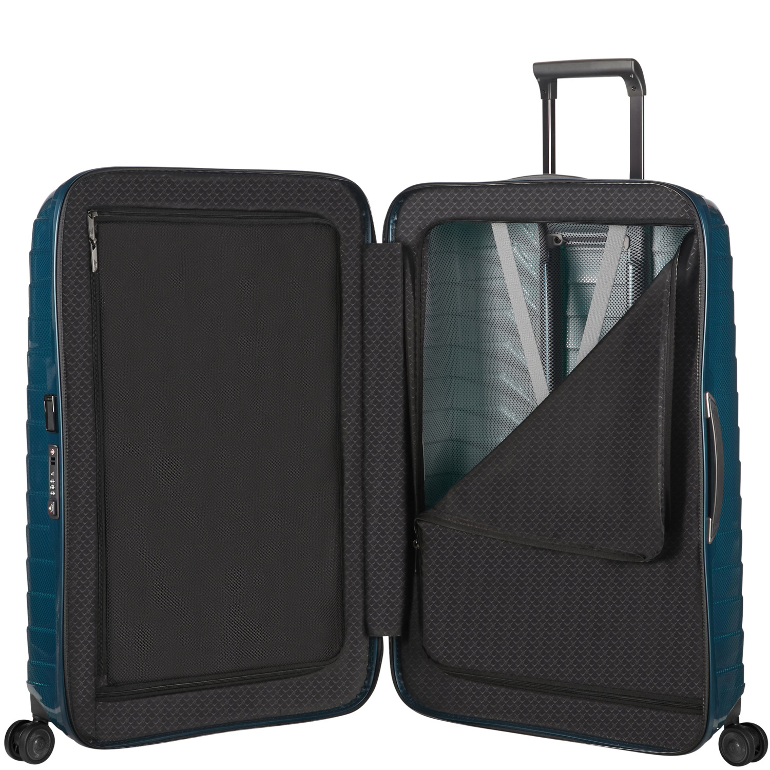 Samsonite Trolley mit 4 Rollen 75cm Proxis Petrol Blue Abbildung 5