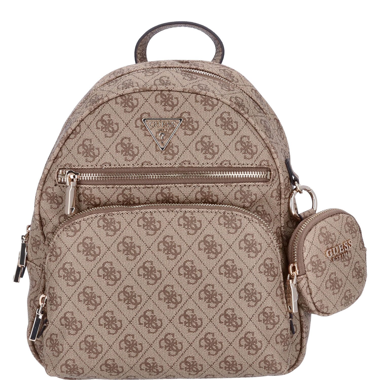 GUESS Damen Rucksack Power Play Latte Logo Abbildung 5