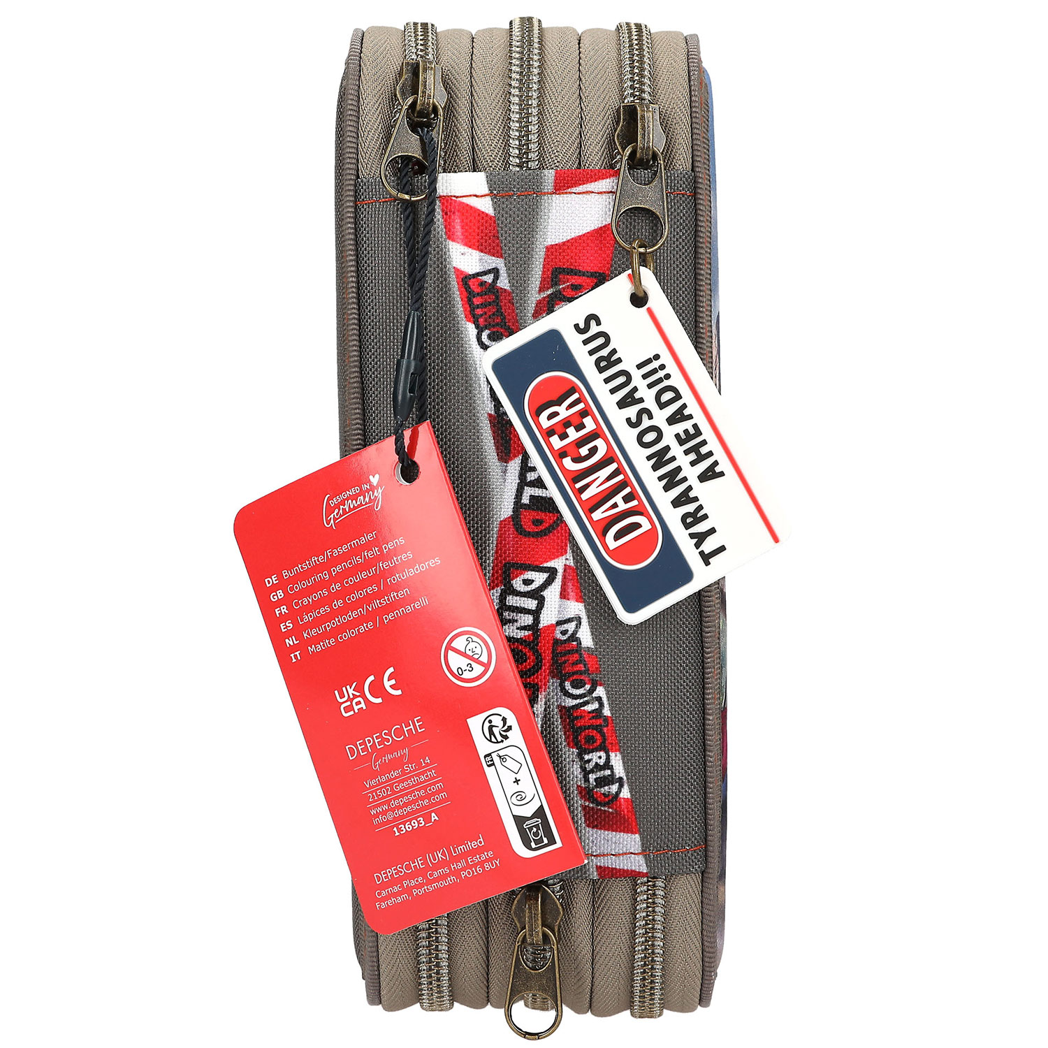 Depesche 3-Fach Federtasche Dino World NEW WORLD NEW WORLD Abbildung 3