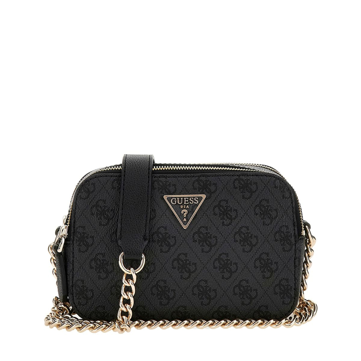 GUESS Schultertasche Noelle II Coal Logo Abbildung 1