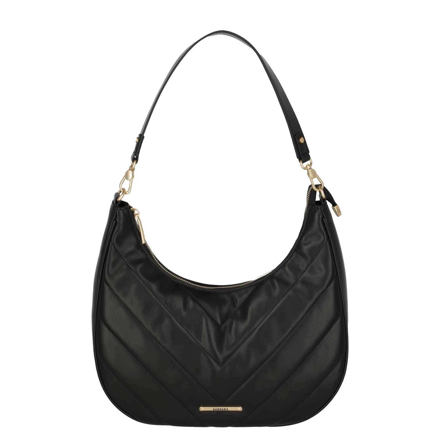 Travelite Schultertasche Hobo Barbara COZY schwarz