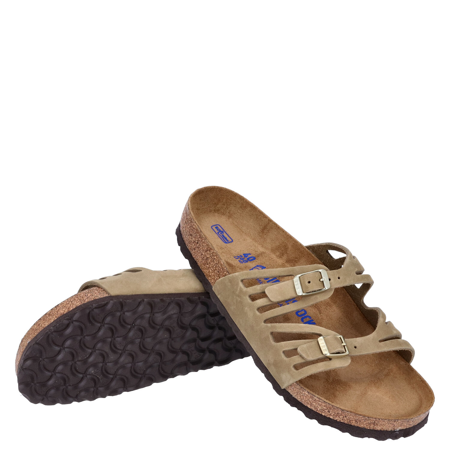 Birkenstock Sandalen Größe 40 Granada Faded khaki  
