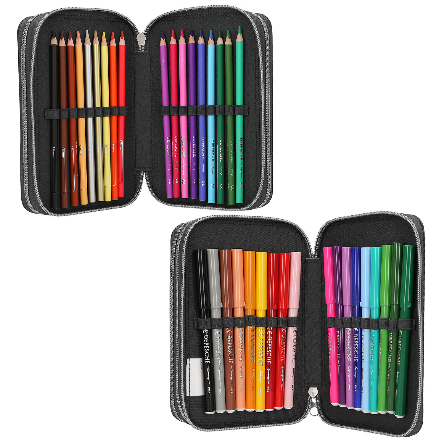 Depesche 3-Fach Federtasche Action World Drohne Abbildung 5