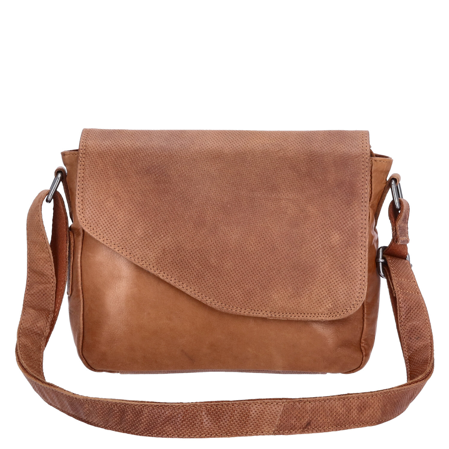 The Skandinavian Brand Damen Leder Umhängetasche  Cognac Abbildung 4