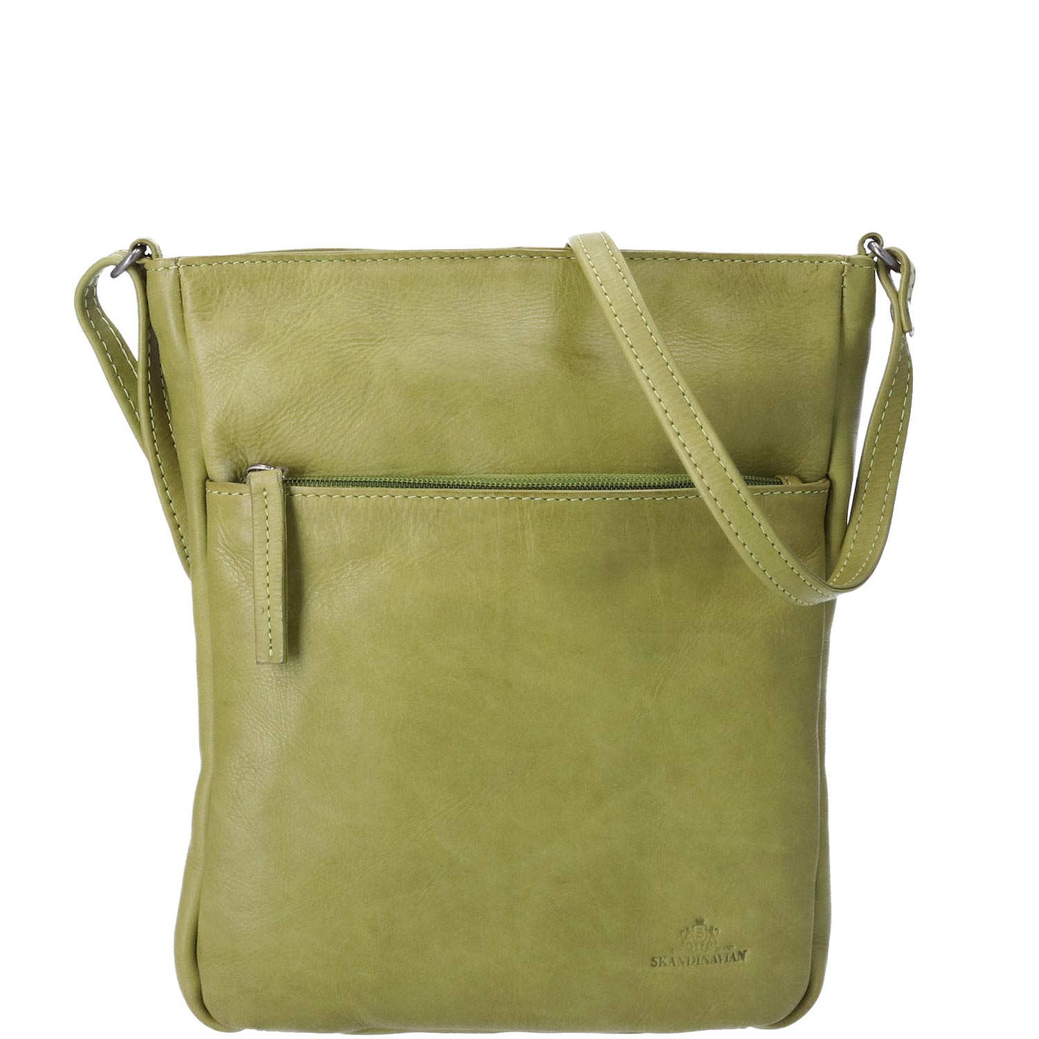 The Skandinavian Brand Lady Bag Washed Nappa  grün