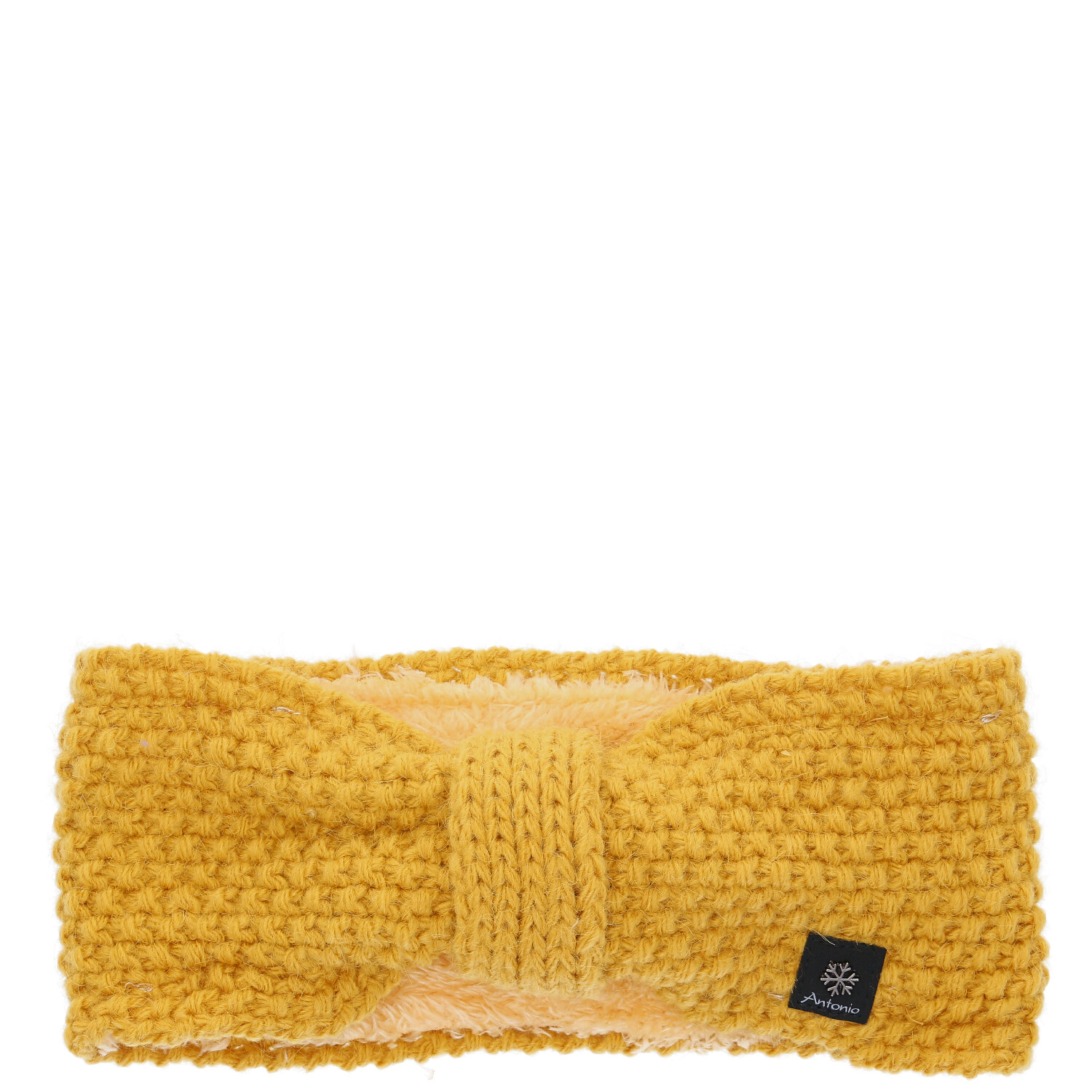 Antonio Damen Strickstirnband mit Fleece W23/24 yellow Abbildung 1