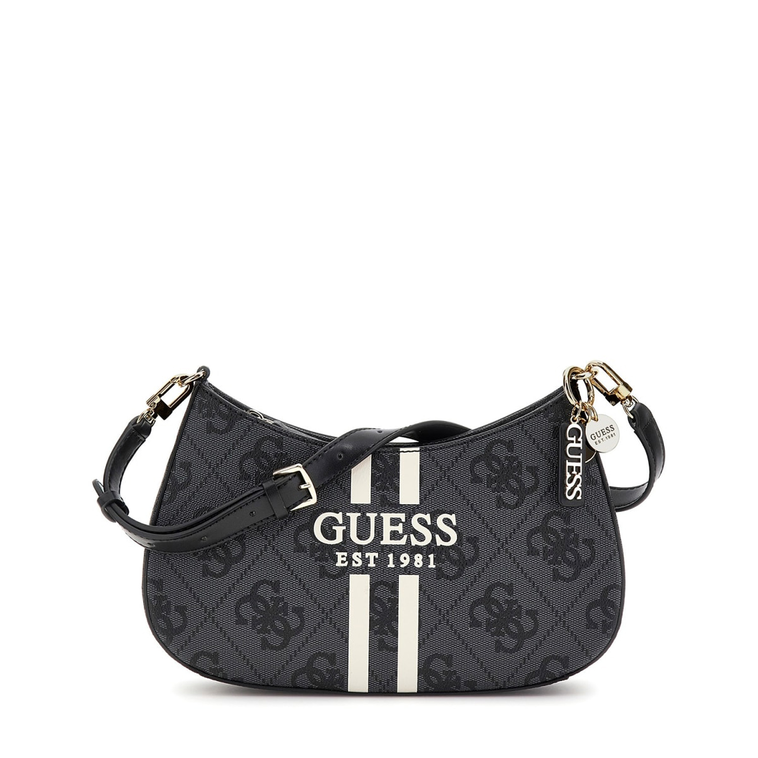 GUESS Umhängetasche Noelle II Coal Logo