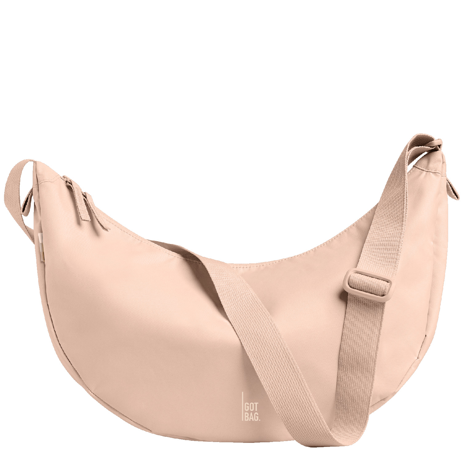 Got Bag Umhängetasche / Crossbody Moon Bag Large monochrome pearl