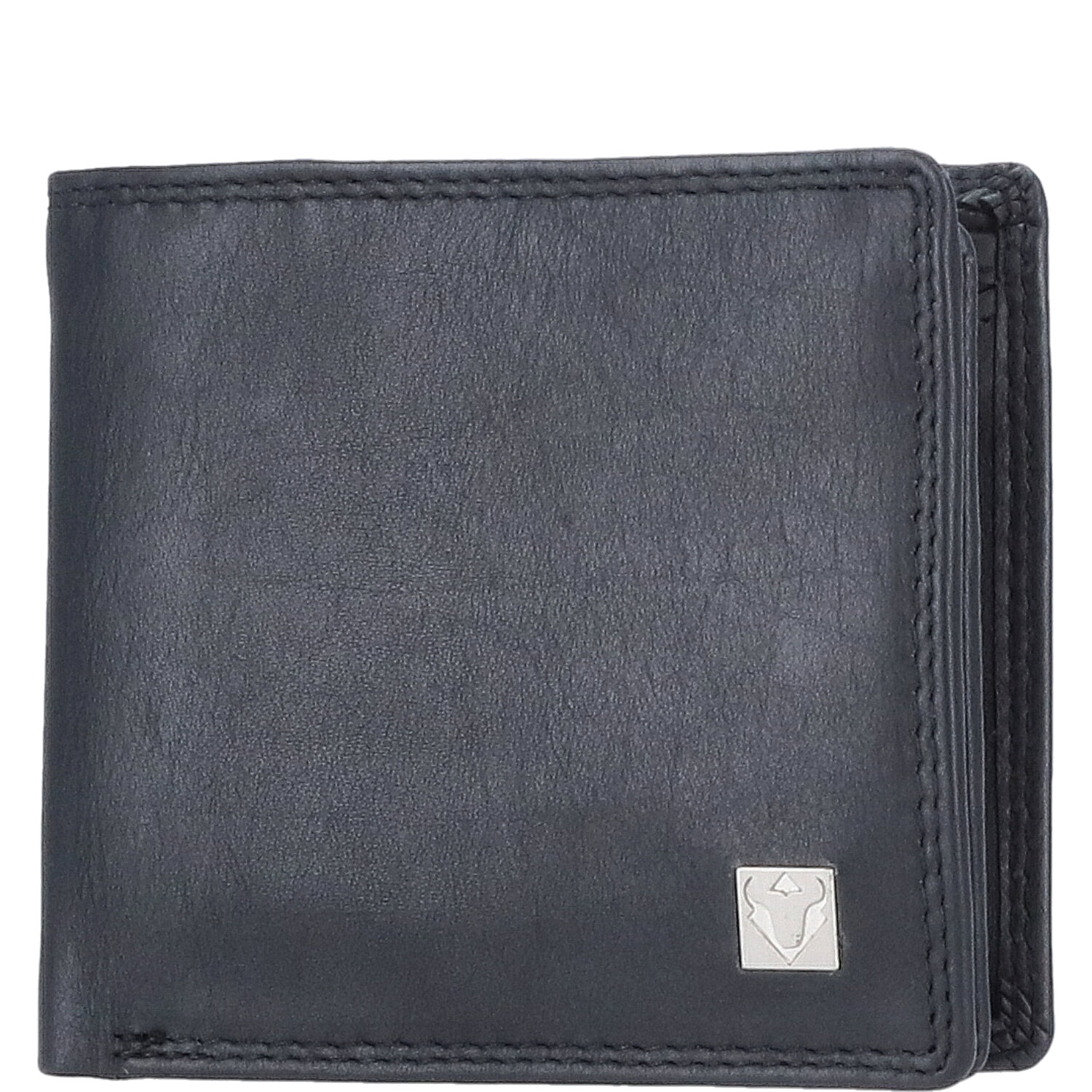 Urban Bull Herren Leder Geldbörse Querformat  schwarz Abbildung 1 Urban Bull Herren Leder Geldbörse Querformat  schwarz Abbildung 1