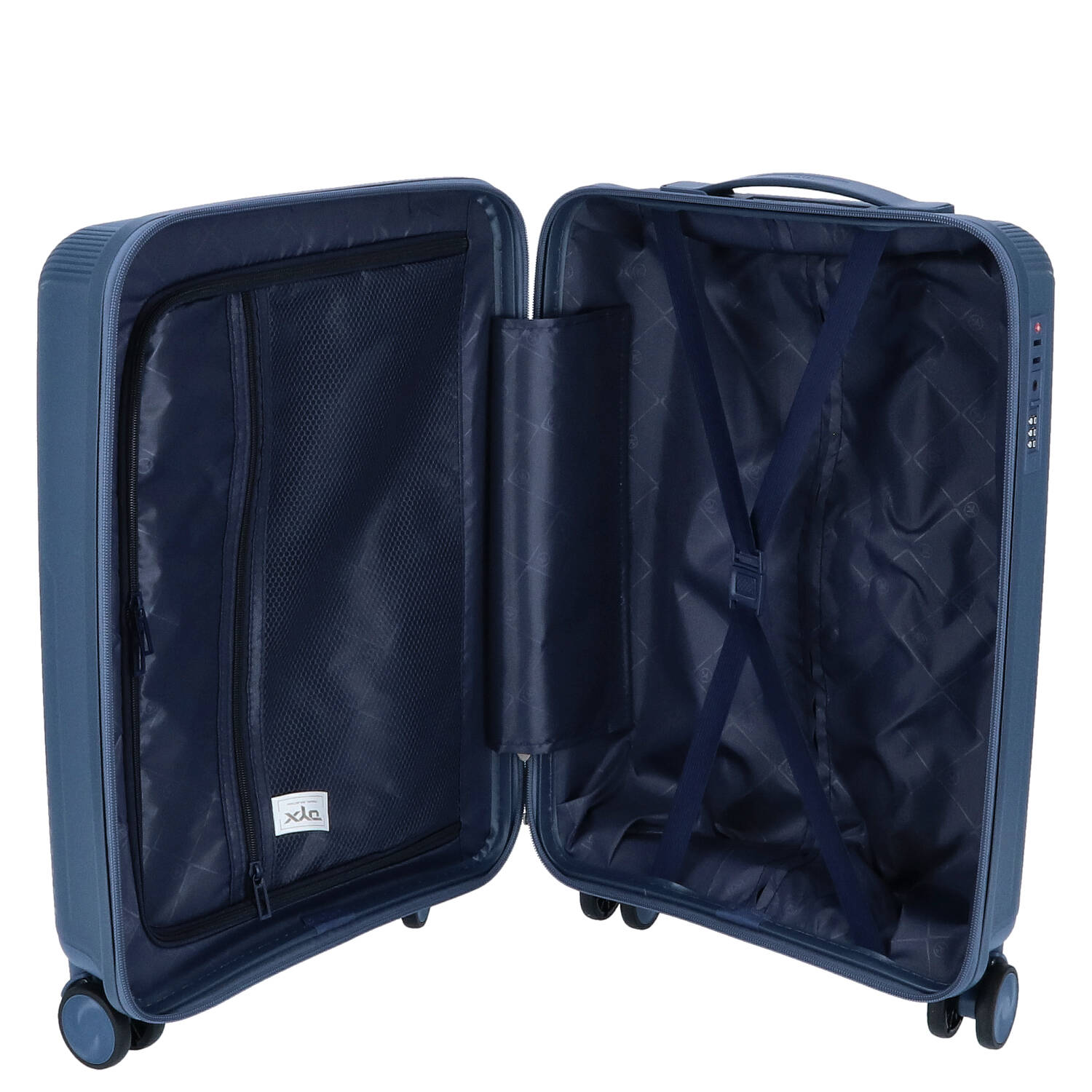 DYX 4 Rollen Koffer S 56 cm Palermo blau Abbildung 6