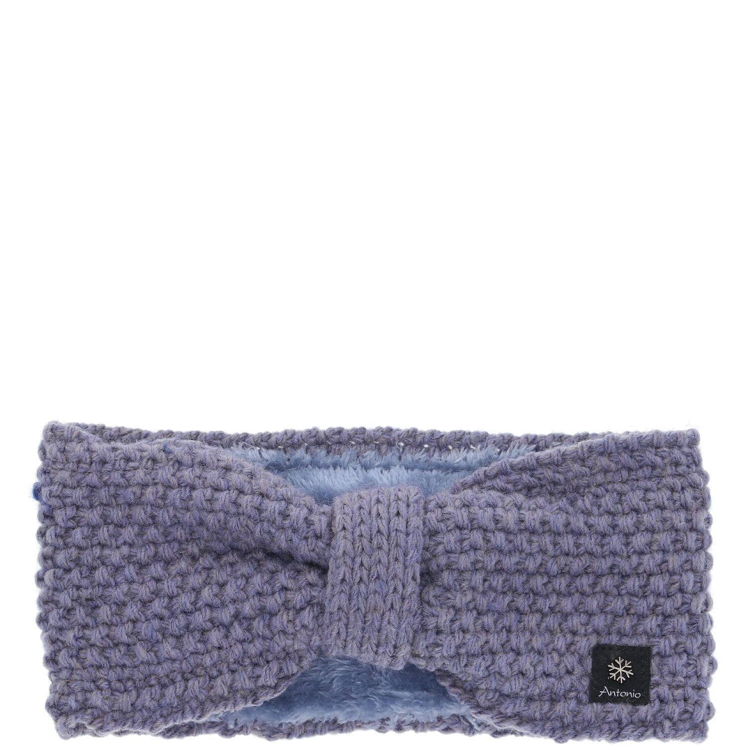 Antonio Damen Strickstirnband mit Fleece W23/24 lavender