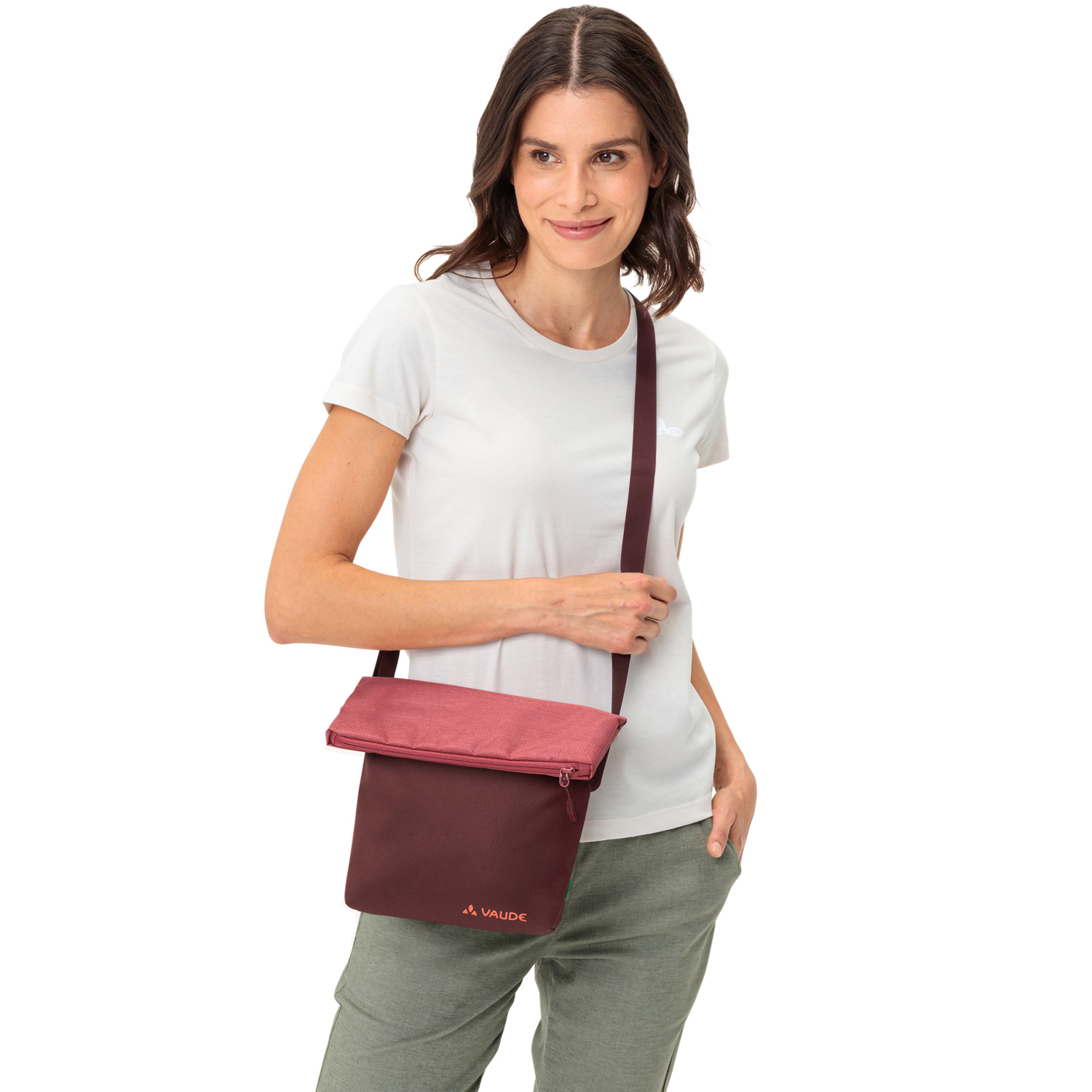 Vaude Umhängetasche Heka II dark cherry Abbildung 4