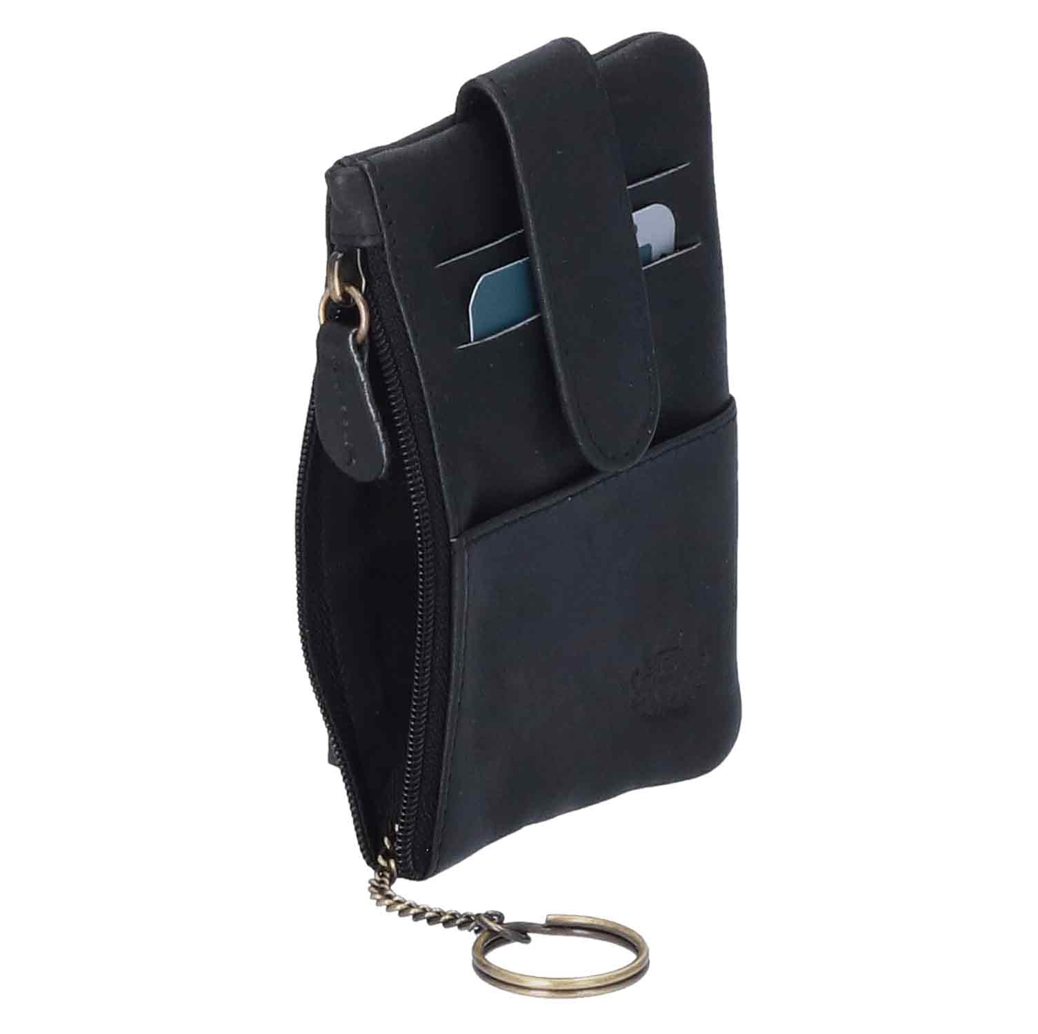 The Skandinavian Brand Cradit Card Holder Nappa  schwarz Abbildung 2