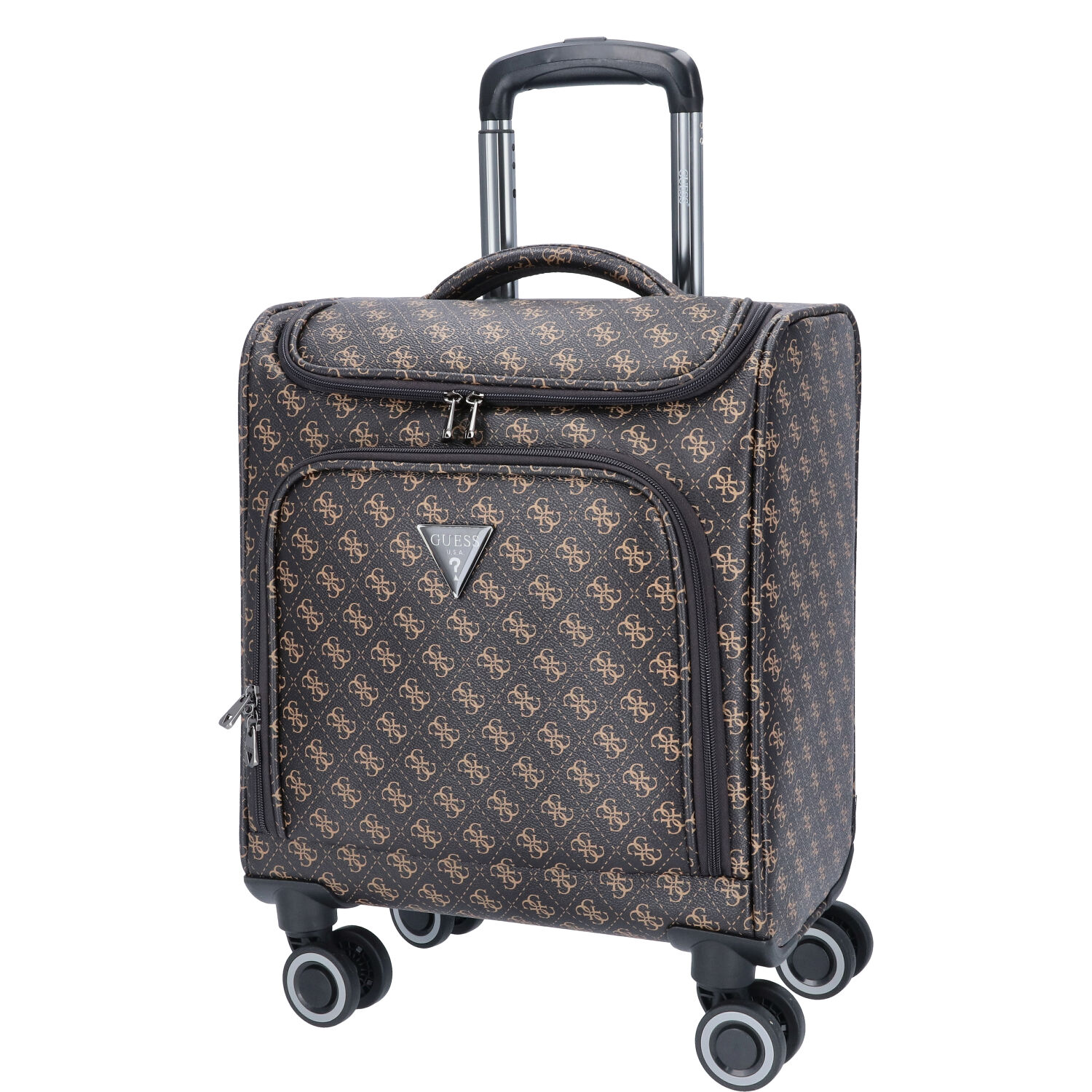 GUESS 4-Rad Trolley Wheeled Underseater Divvy Brown