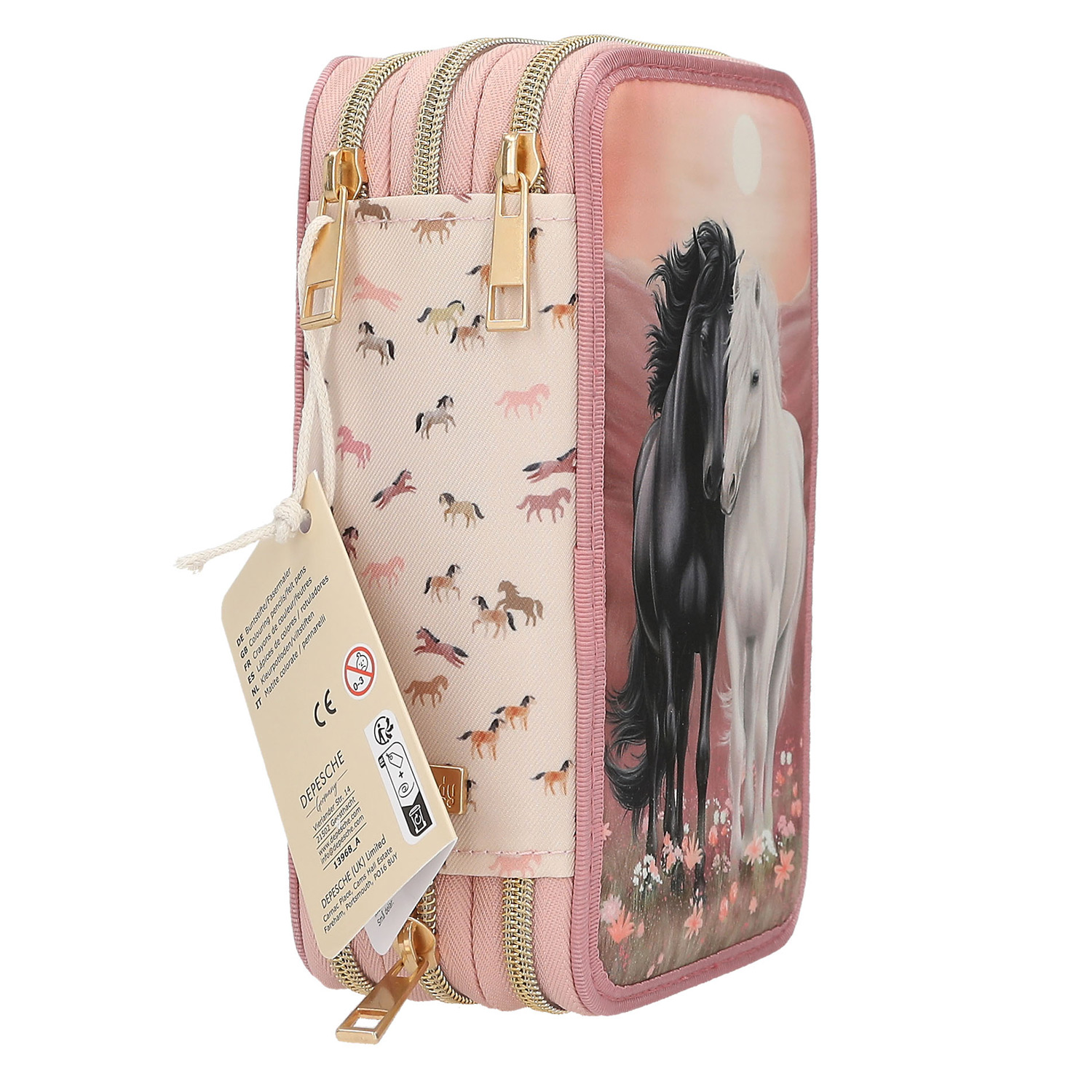 Depesche 3-Fach Federtasche BLOSSOM PONY Miss Melody BLOSSOM PONY Abbildung 3