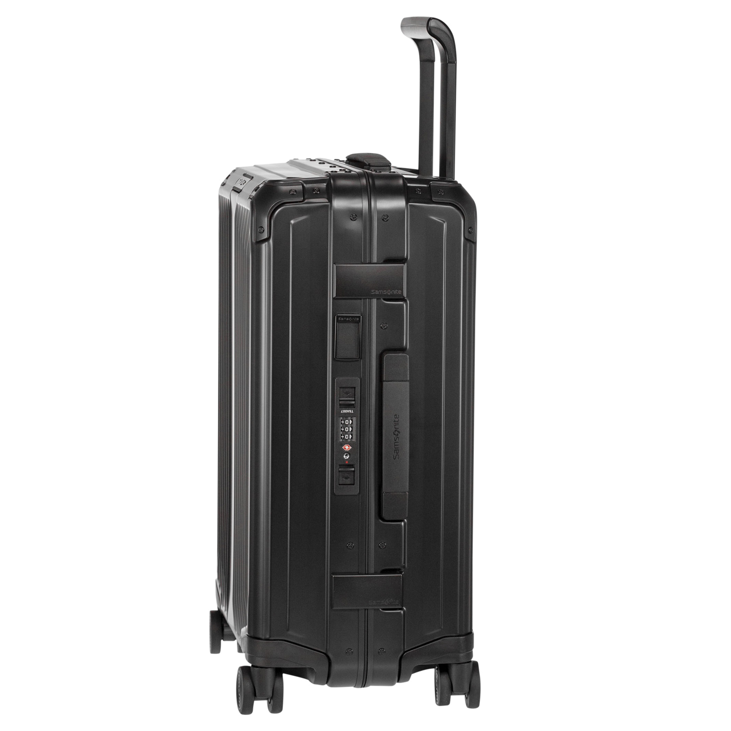 Samsonite Trolley mit 4 Rollen 55cm Lite-Box Aluminium Black Abbildung 4