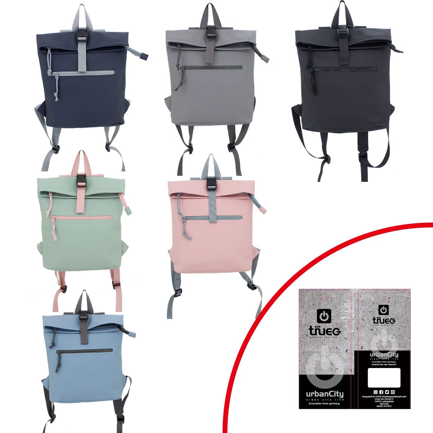 TheTrueC Freizeitrucksack Nele 00-schwarz Abbildung 2