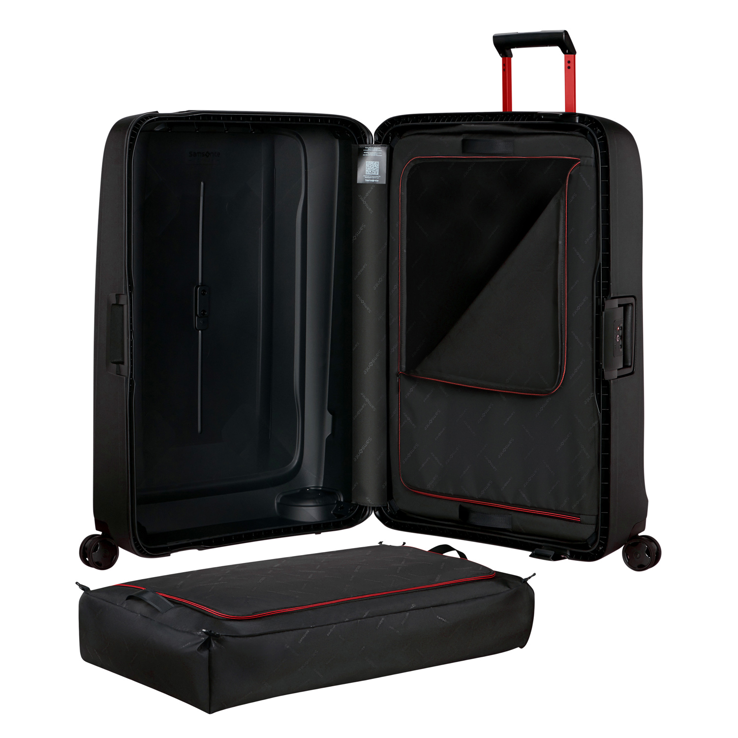 Samsonite Trolley mit 4 Rollen 81cm Essens charcoal/red Abbildung 6