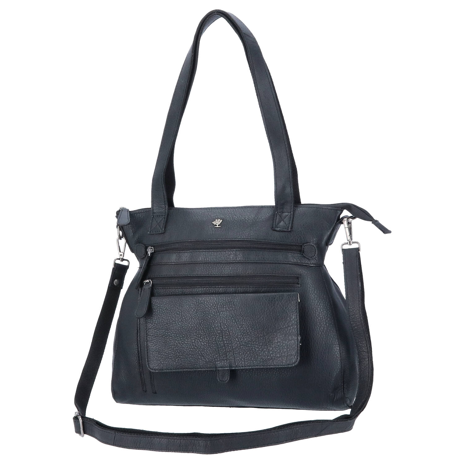 The Skandinavian Brand Damenshopper Leder - Black Abbildung 6