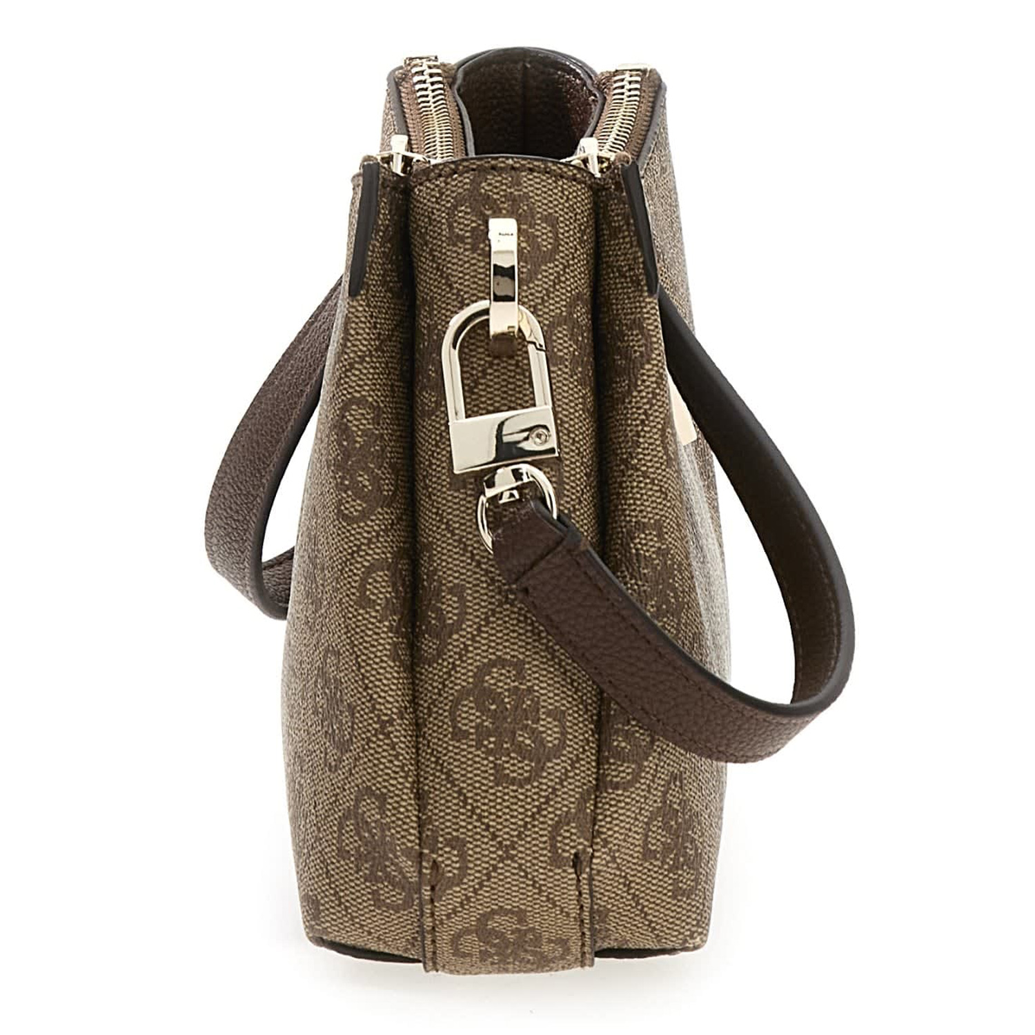 GUESS Umhängetasche Noelle II Latte Logo/Brown Abbildung 3