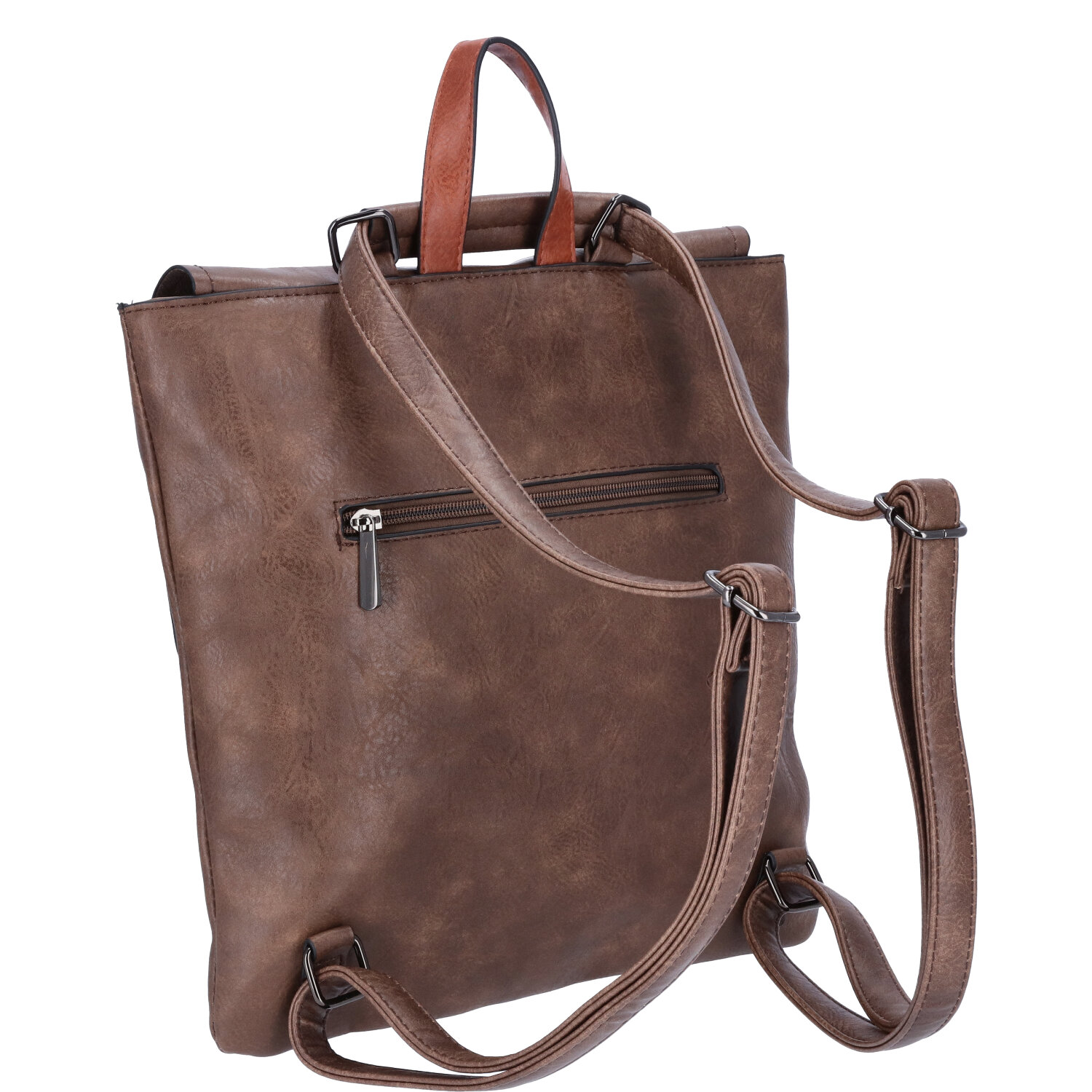 Antonio Damen Freizeit Rucksack - Taupe Abbildung 3