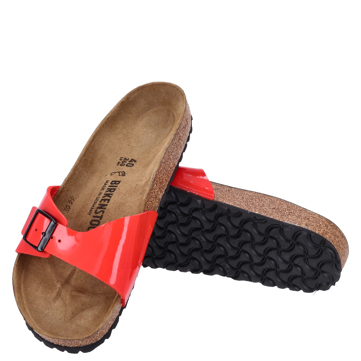 Birkenstock Sandalen Größe 40 Madrid Patent Cherry   Abbildung 1
