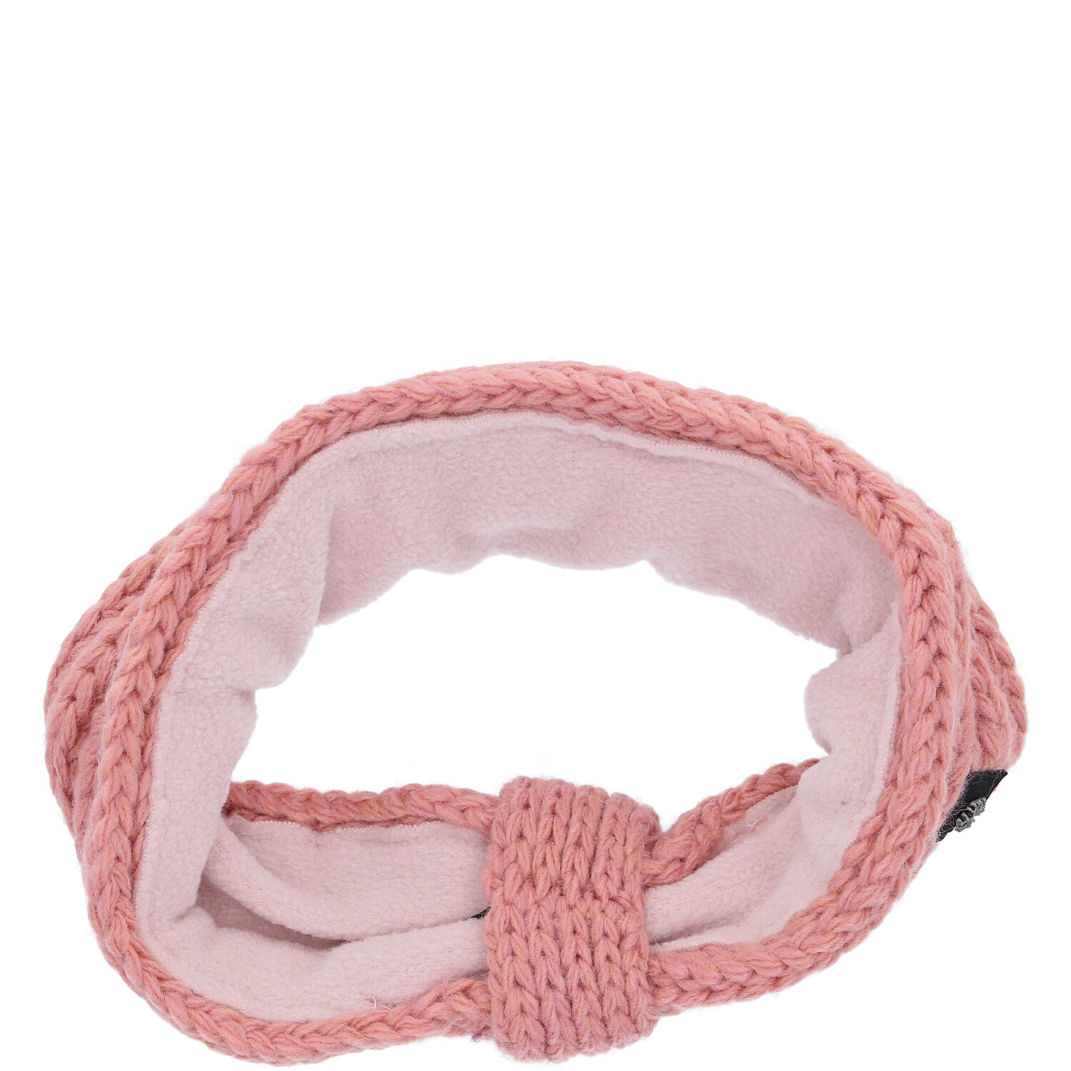Antonio Damen Strick Stirnband mit Fleece  rosé Abbildung 3