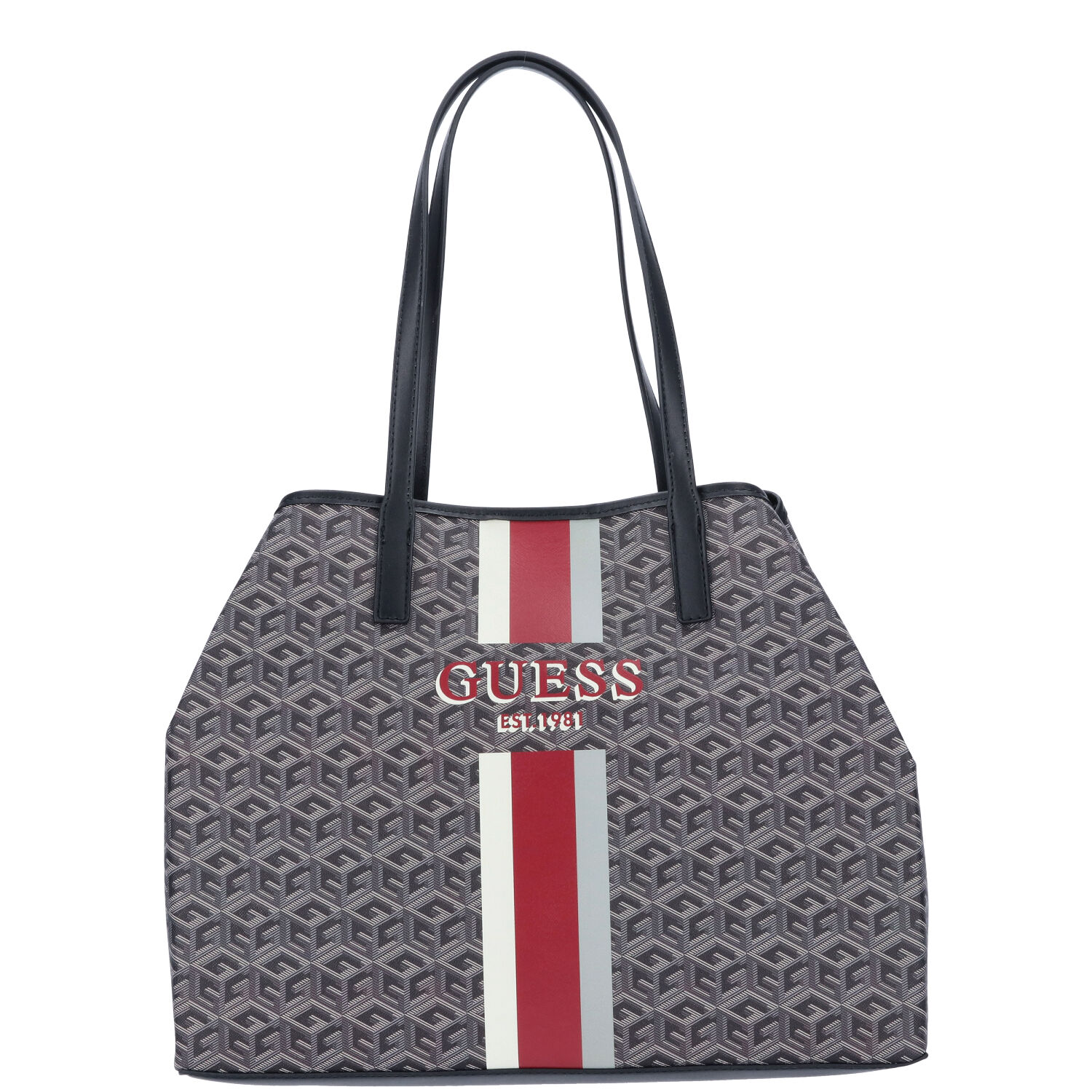GUESS Damen Shopper Vikky Charcoal Logo Abbildung 2