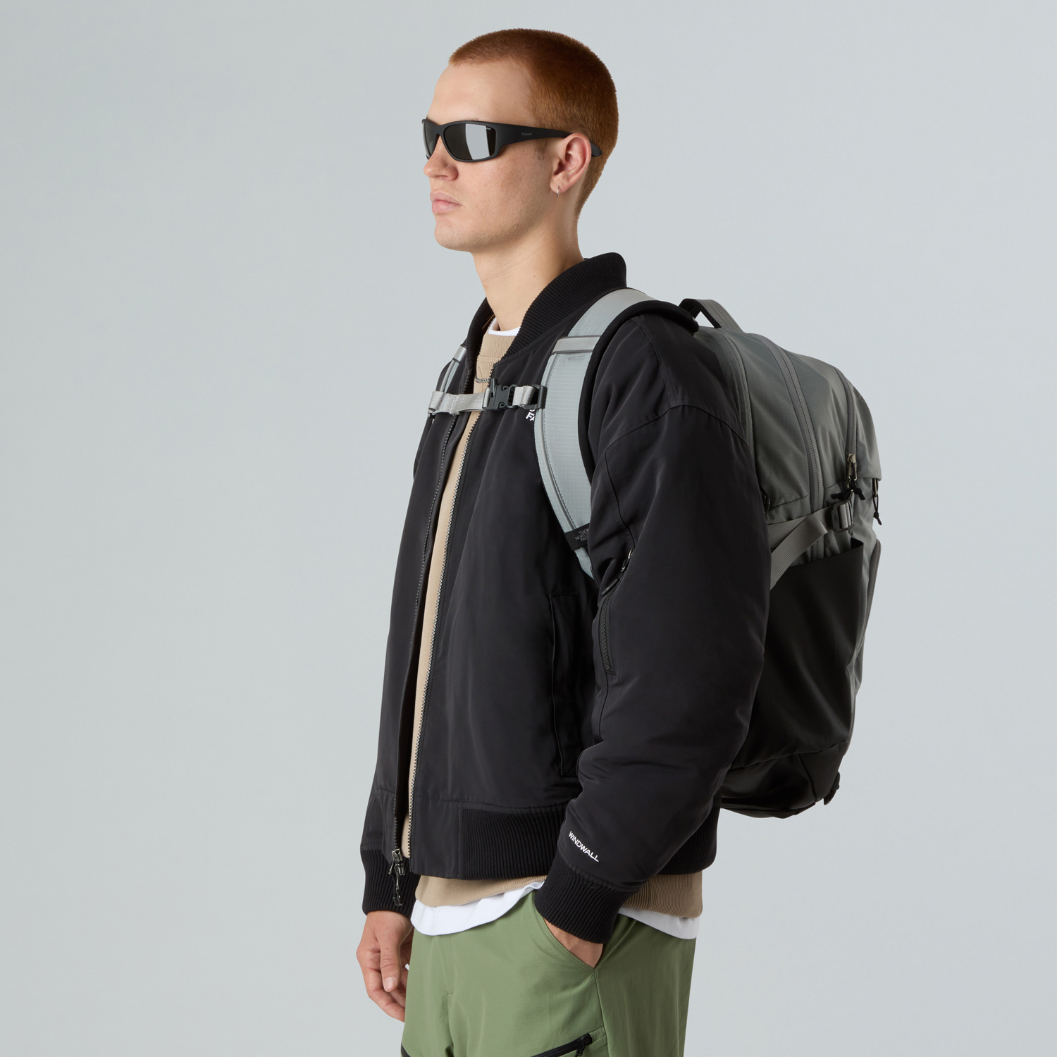 The North Face Tagesrucksack Router Meld Grey-TNF Black-NPF Abbildung 8