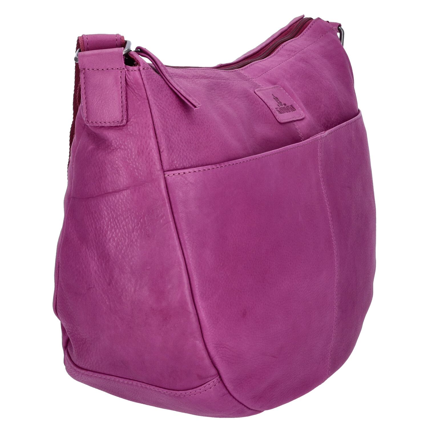 The Skandinavian Brand Leder Umhängetasche - Purple Abbildung 3