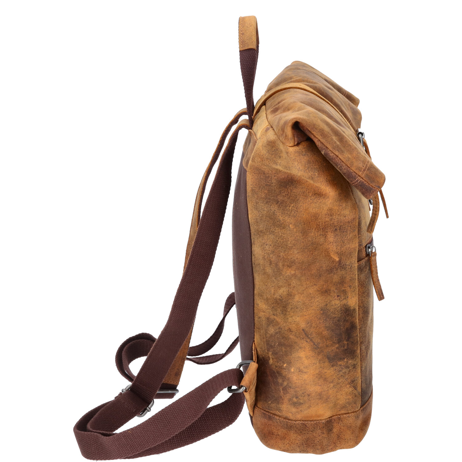 The Skandinavian Brand Leder Rucksack - tan Abbildung 3