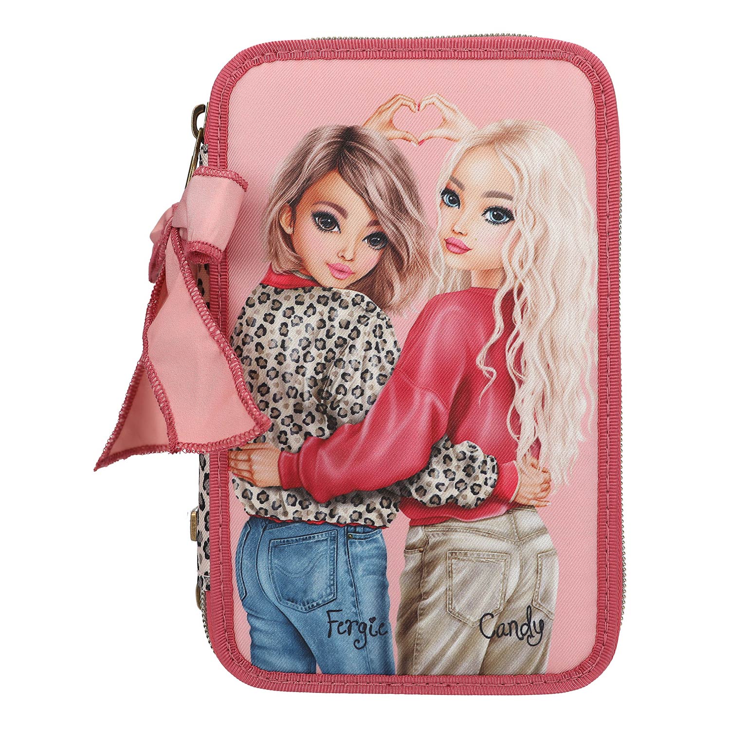 Depesche 3-Fach Federtasche LEOHEART Rosa Abbildung 1