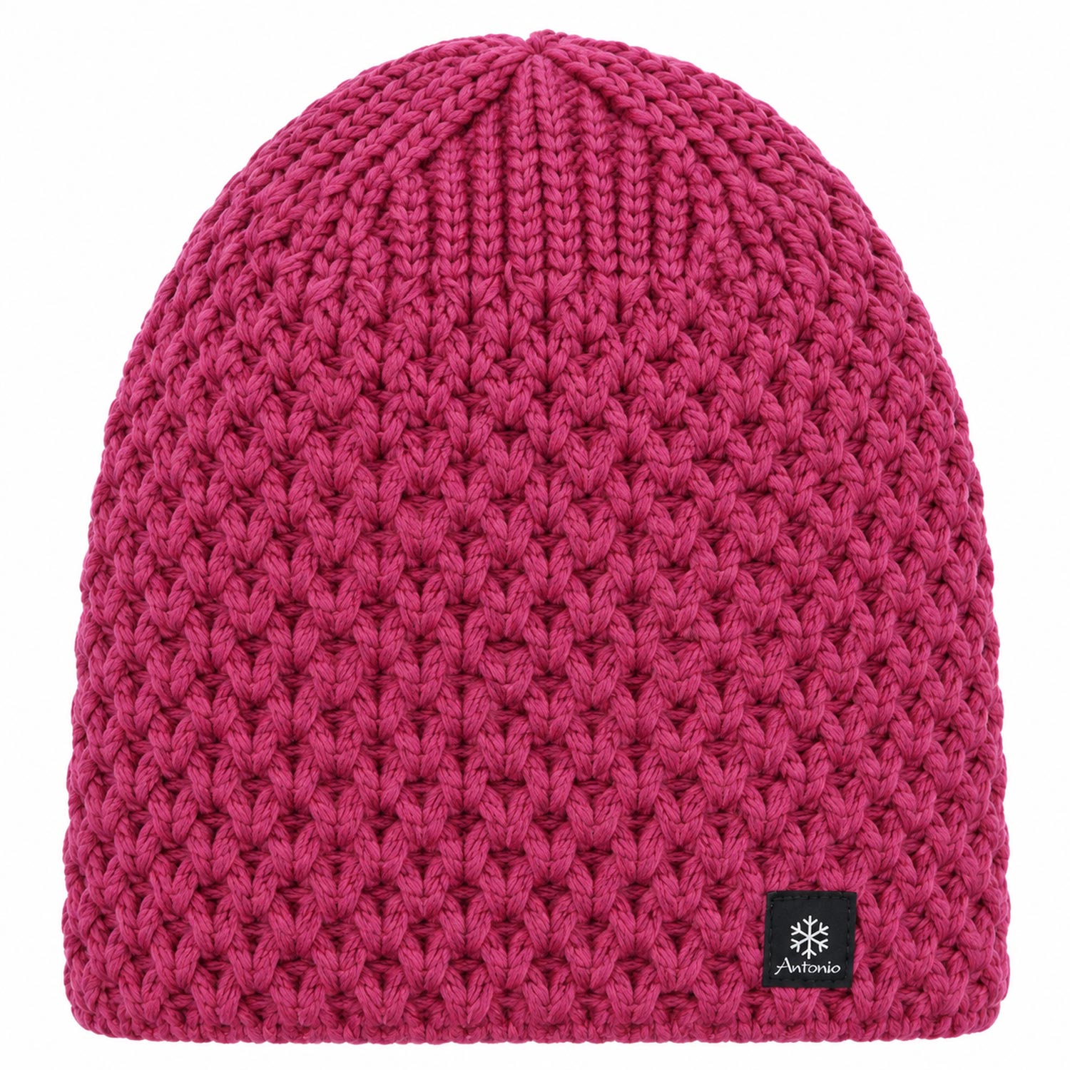 Antonio Damen Winter Strickmütze - -berry Abbildung 1