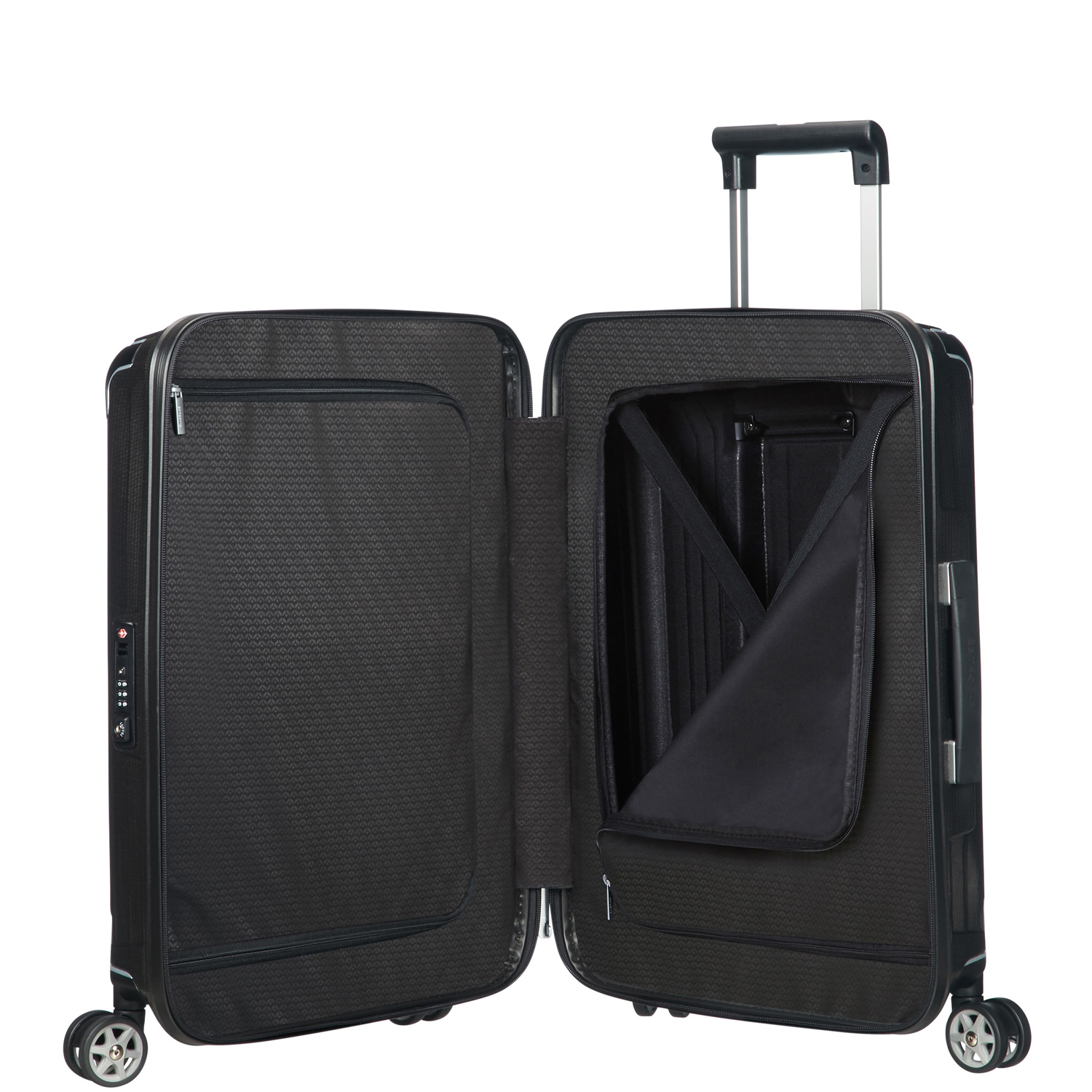 Samsonite Trolley mit 4 Rollen 55cm Lite-Box Black Abbildung 5