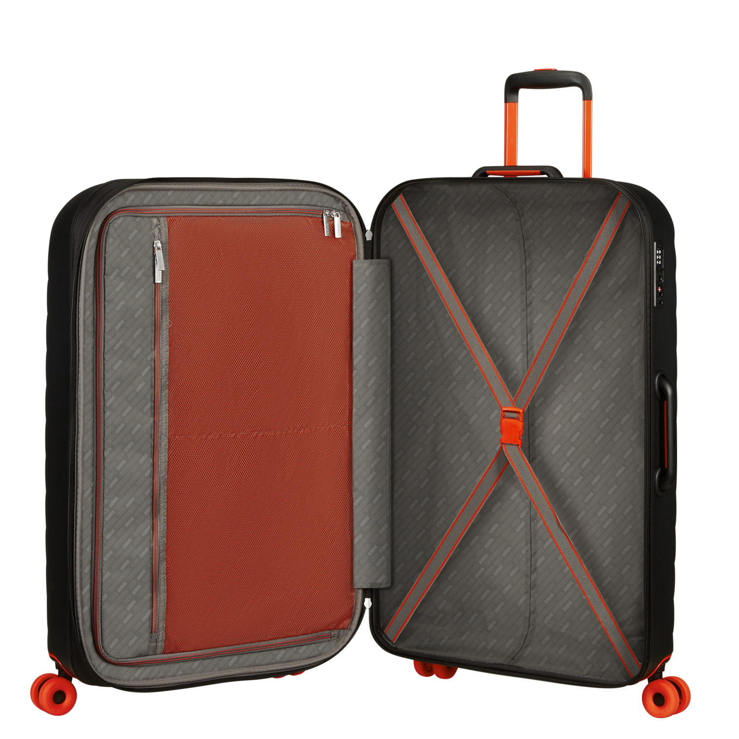 American Tourister 4 Rollen Spinner 77cm EXP. Neovibe True black Abbildung 7