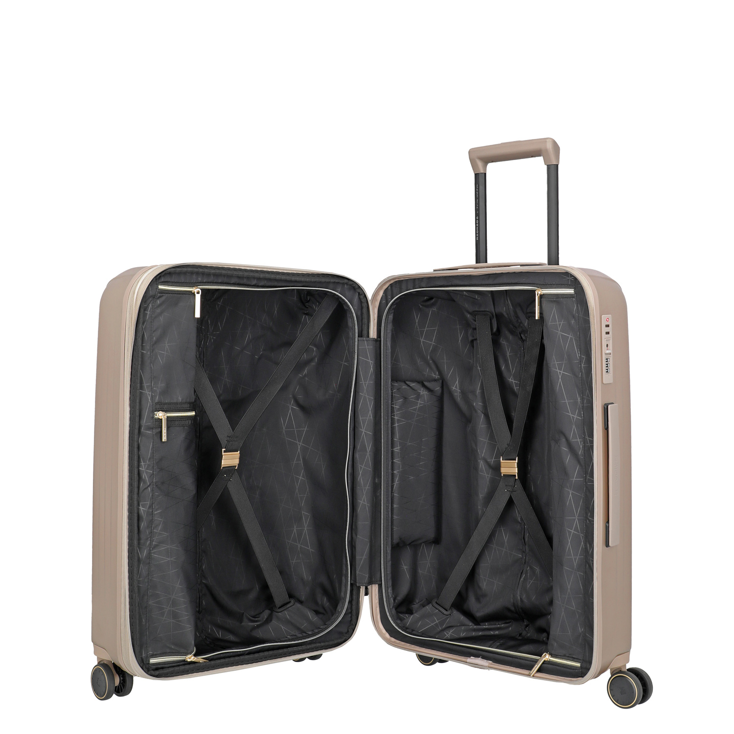 Travelite 4-Rad Trolley M erweiterbar Barbara NOVELTY satin nude Abbildung 6