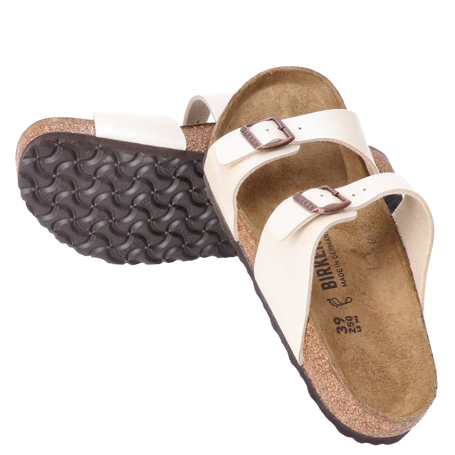 Birkenstock Sandalen Größe 39 Sydney BS Graceful Pearl White   Abbildung 1