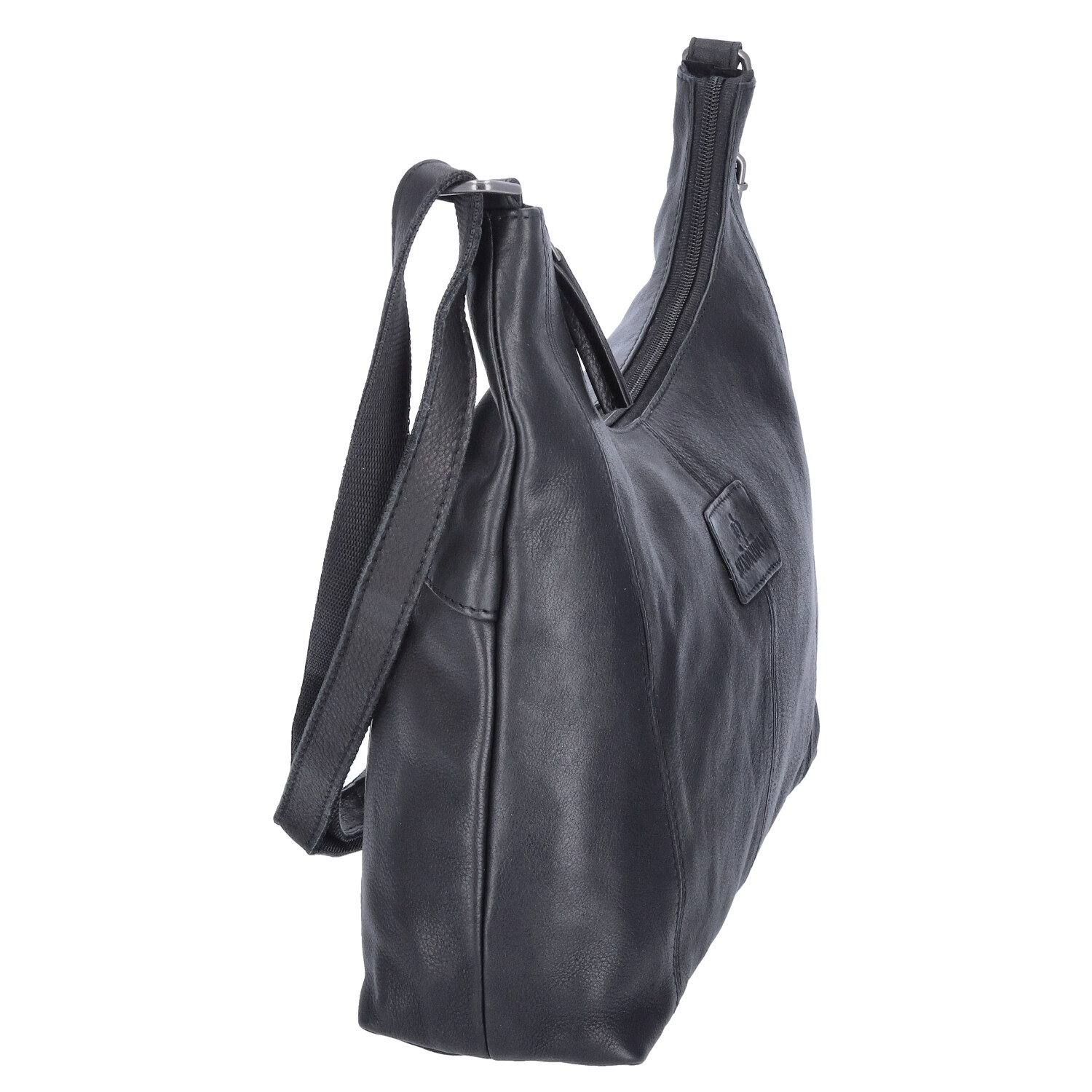 The Skandinavian Brand Leder Umhängetasche - Black Abbildung 3