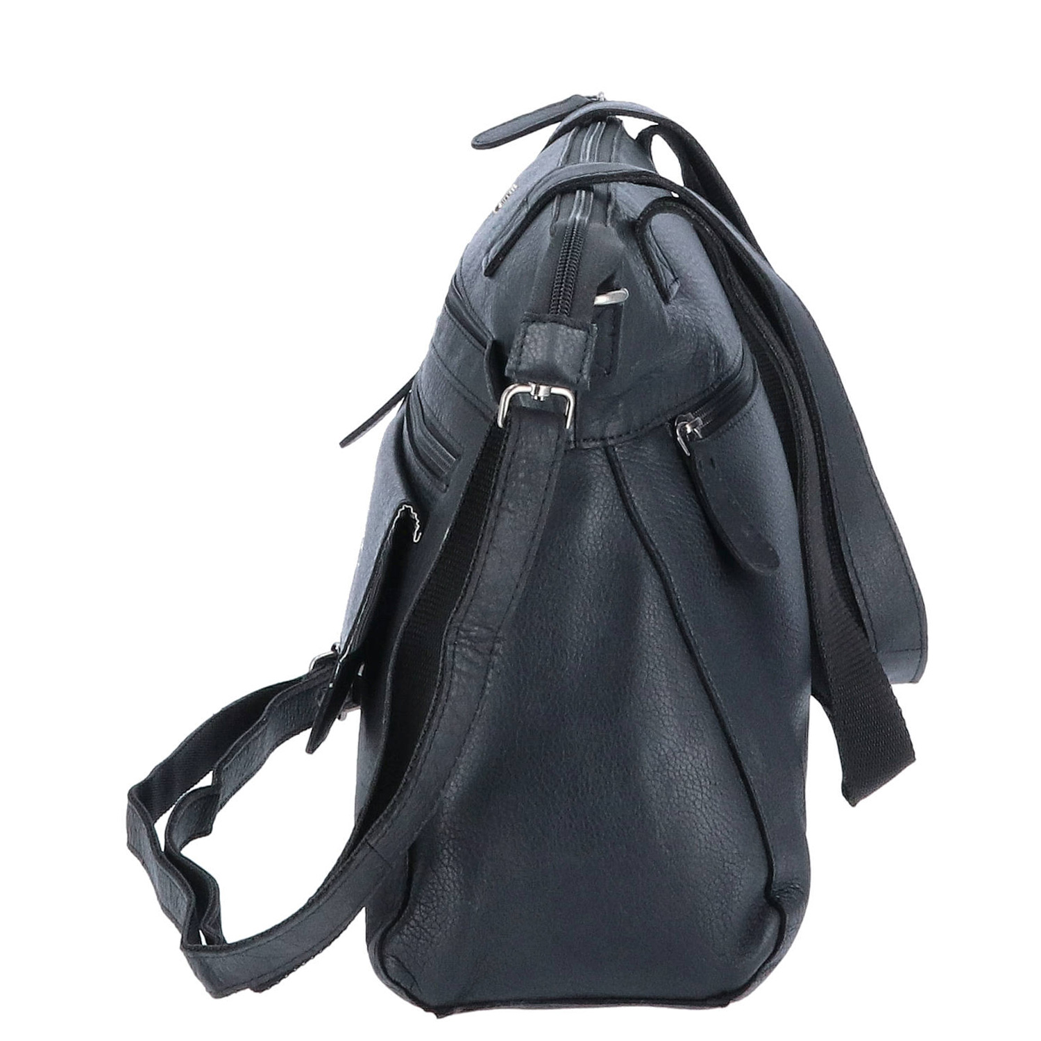 The Skandinavian Brand Damenshopper Leder - Black Abbildung 4