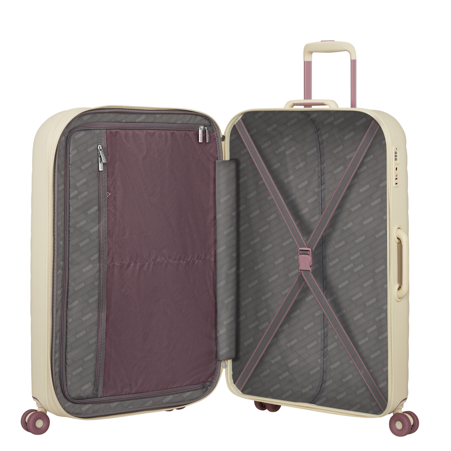 American Tourister 4 Rollen Spinner 77cm EXP. Neovibe Summer Sand Abbildung 7