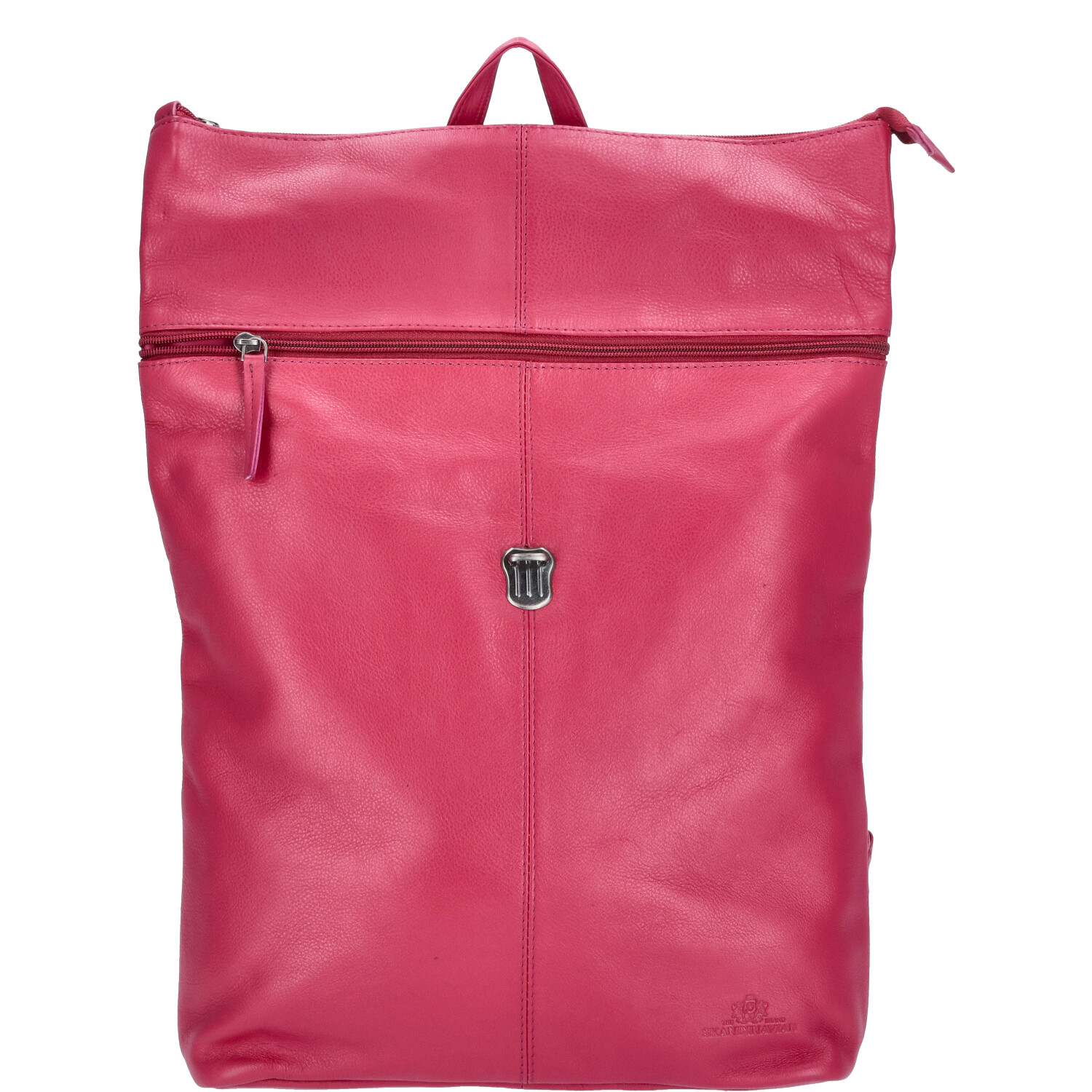 The Skandinavian Brand Damen Leder Rucksack  fuchsia Abbildung 5