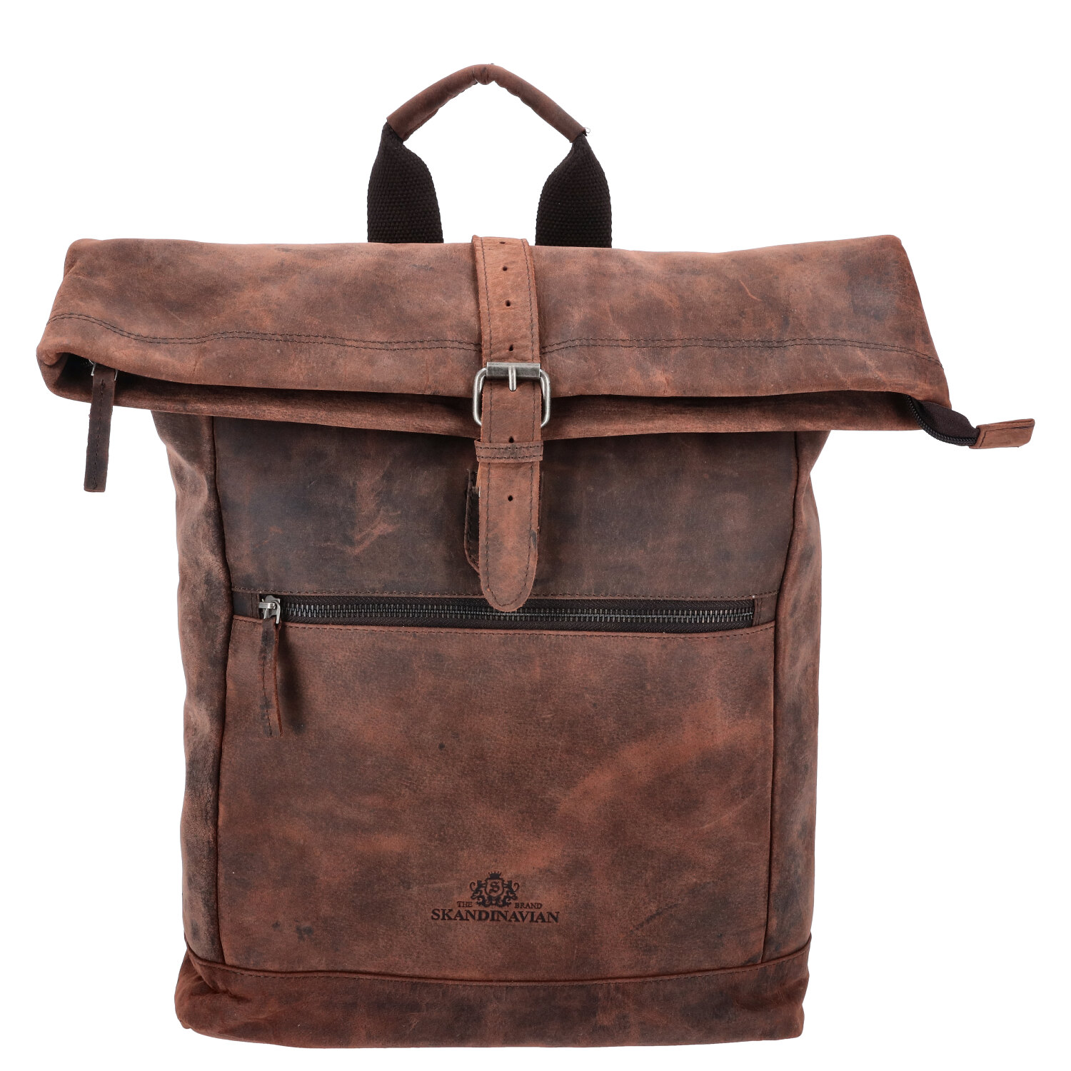 The Skandinavian Brand Leder Rucksack Hunter  braun